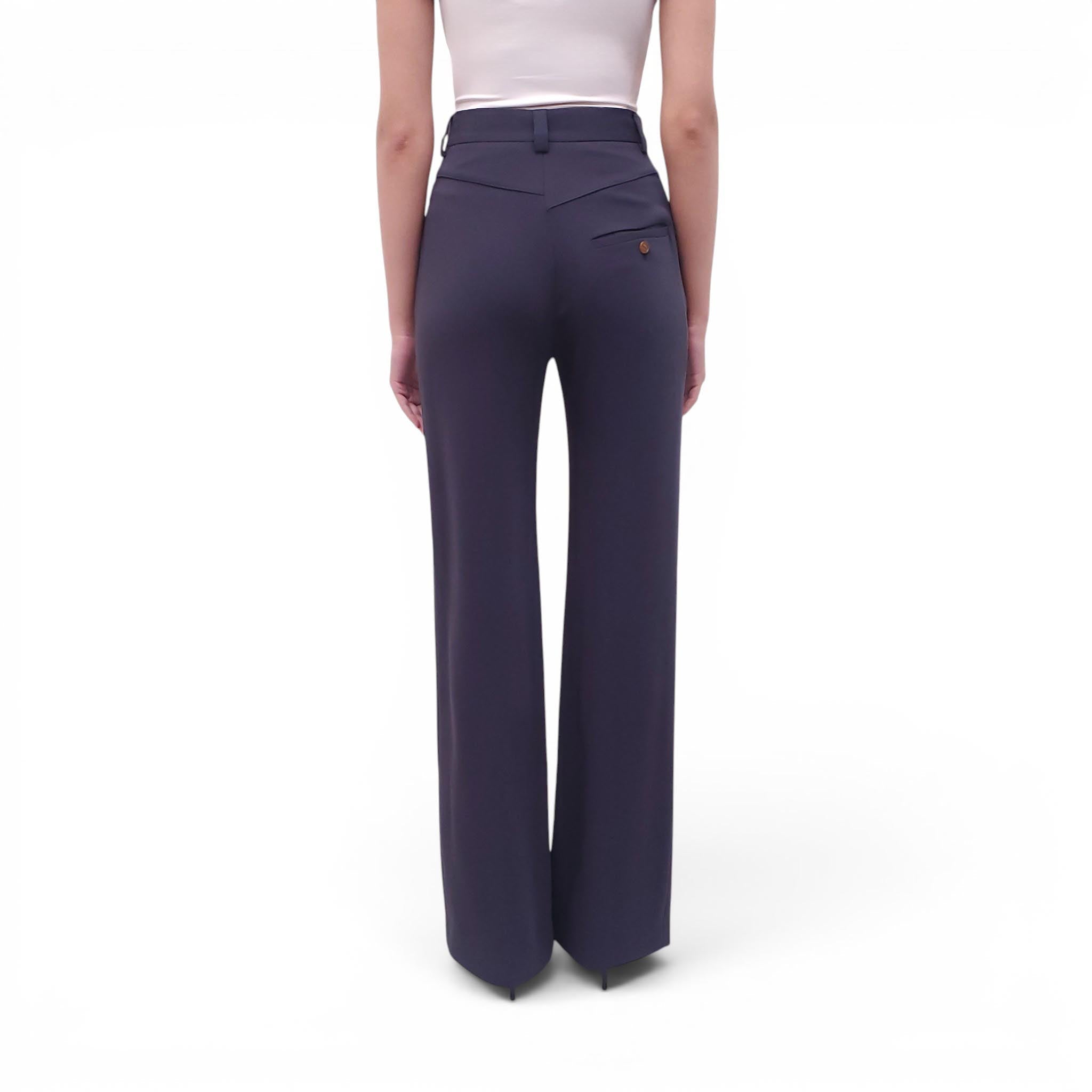 VIVIENNE WESTWOOD NAVY TROUSERS - SIZE 40