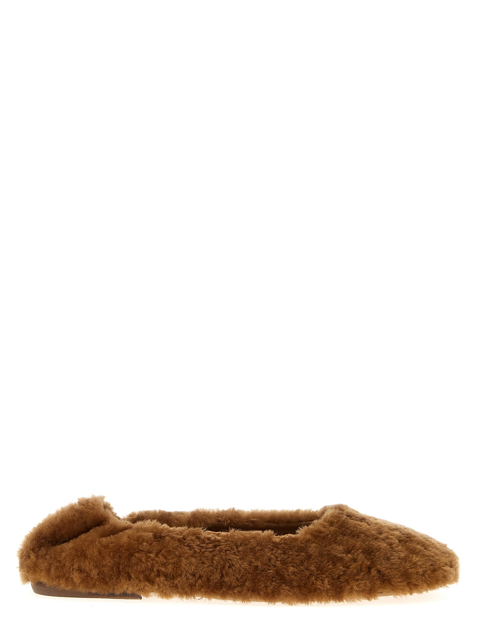 Dries Van Noten Women Fur Ballet Flats