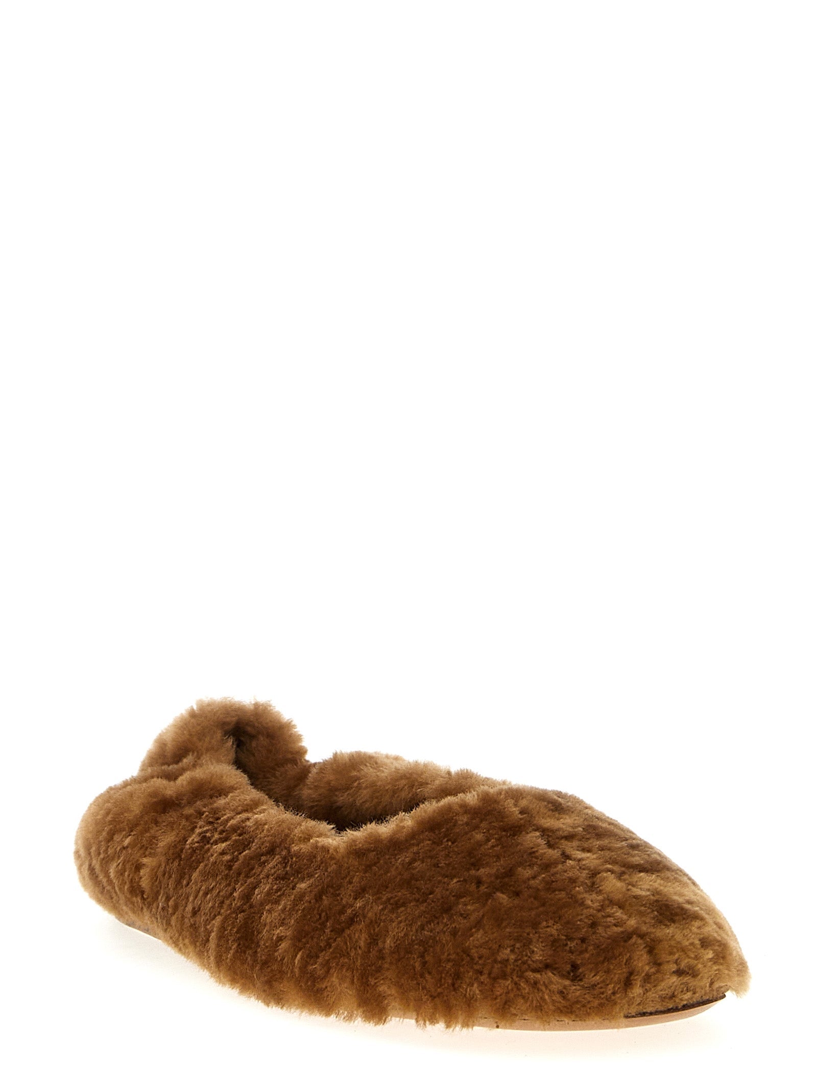 Dries Van Noten Women Fur Ballet Flats