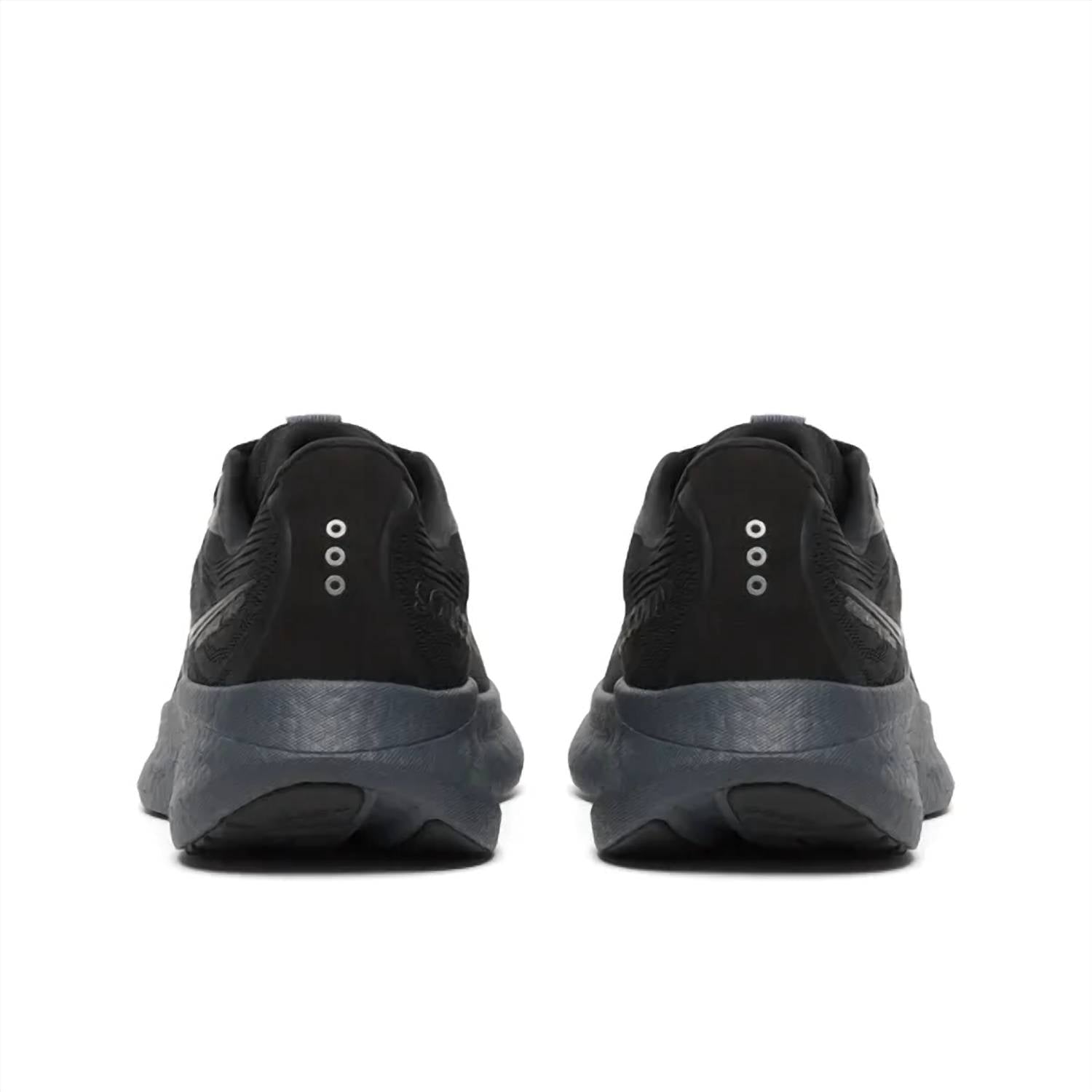 Men's Ride 18 Running Shoes In Black Shadow