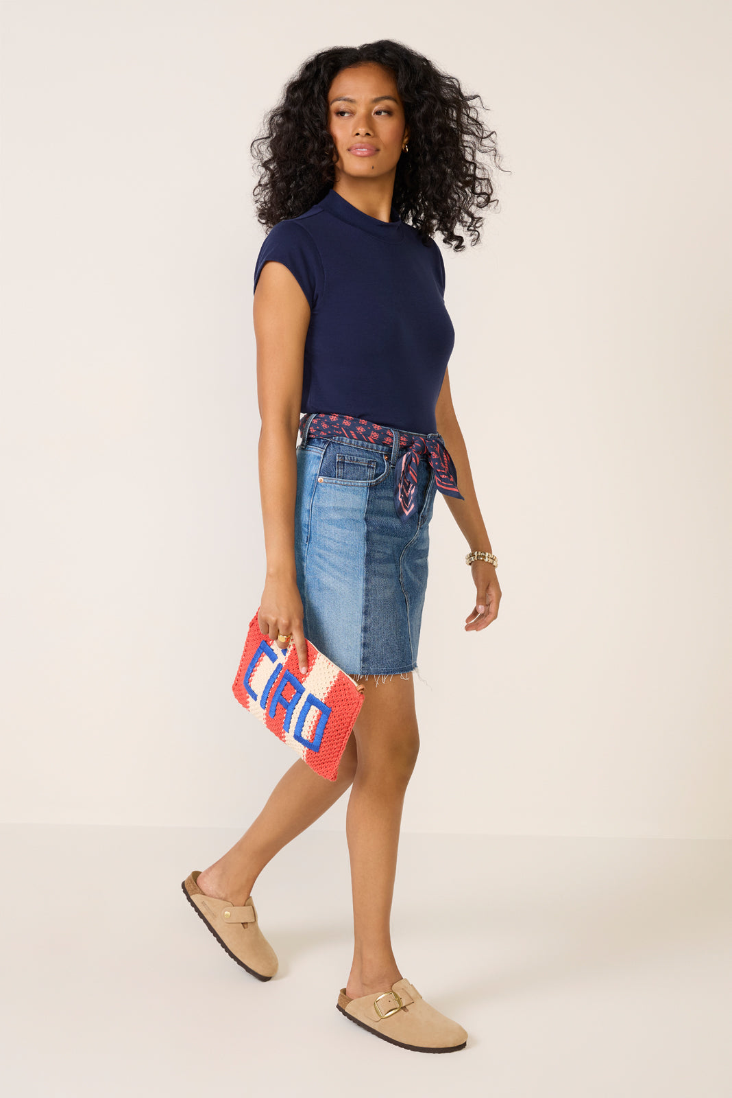 Women's Giana Mock Neck Top