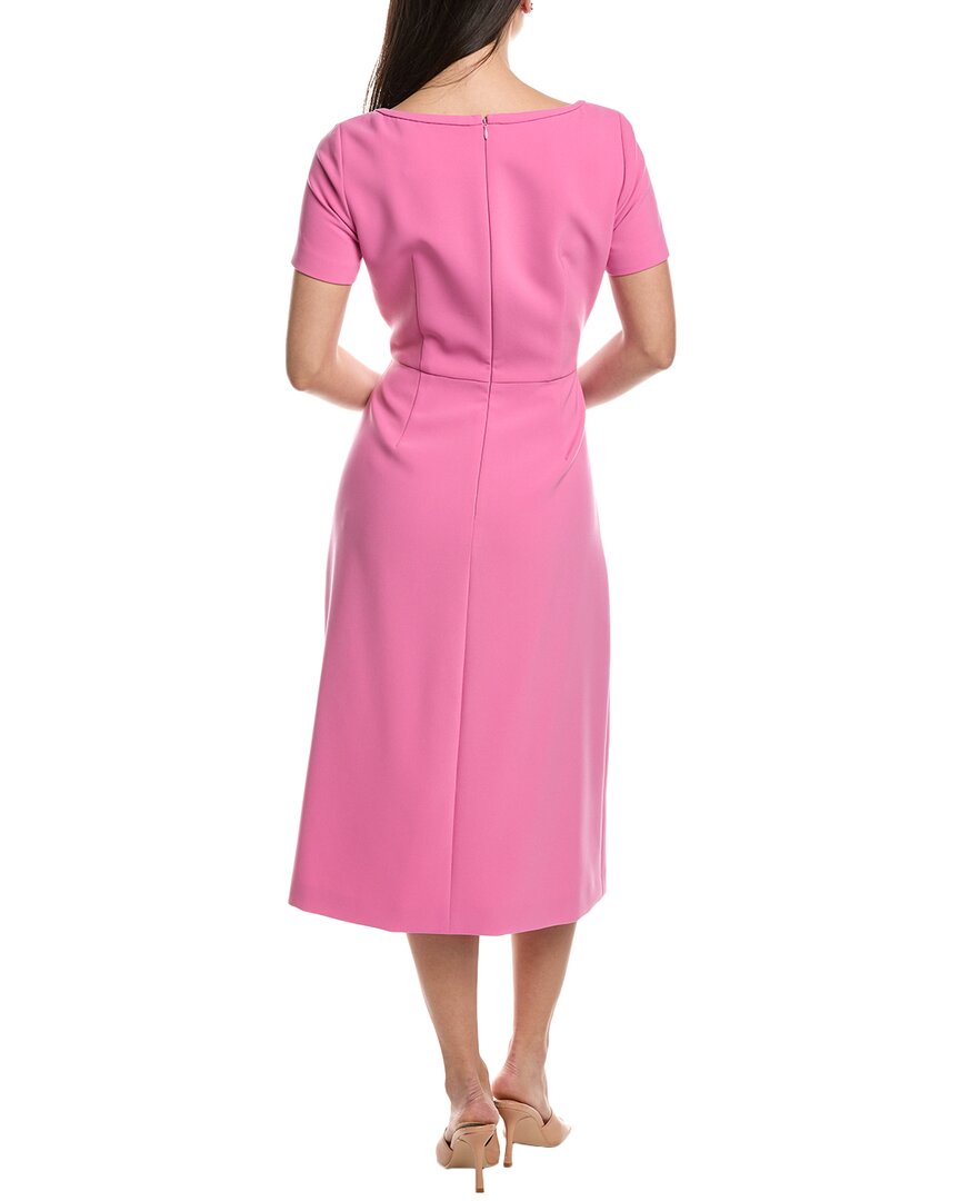Carolina Herrera Square Neck Midi Dress