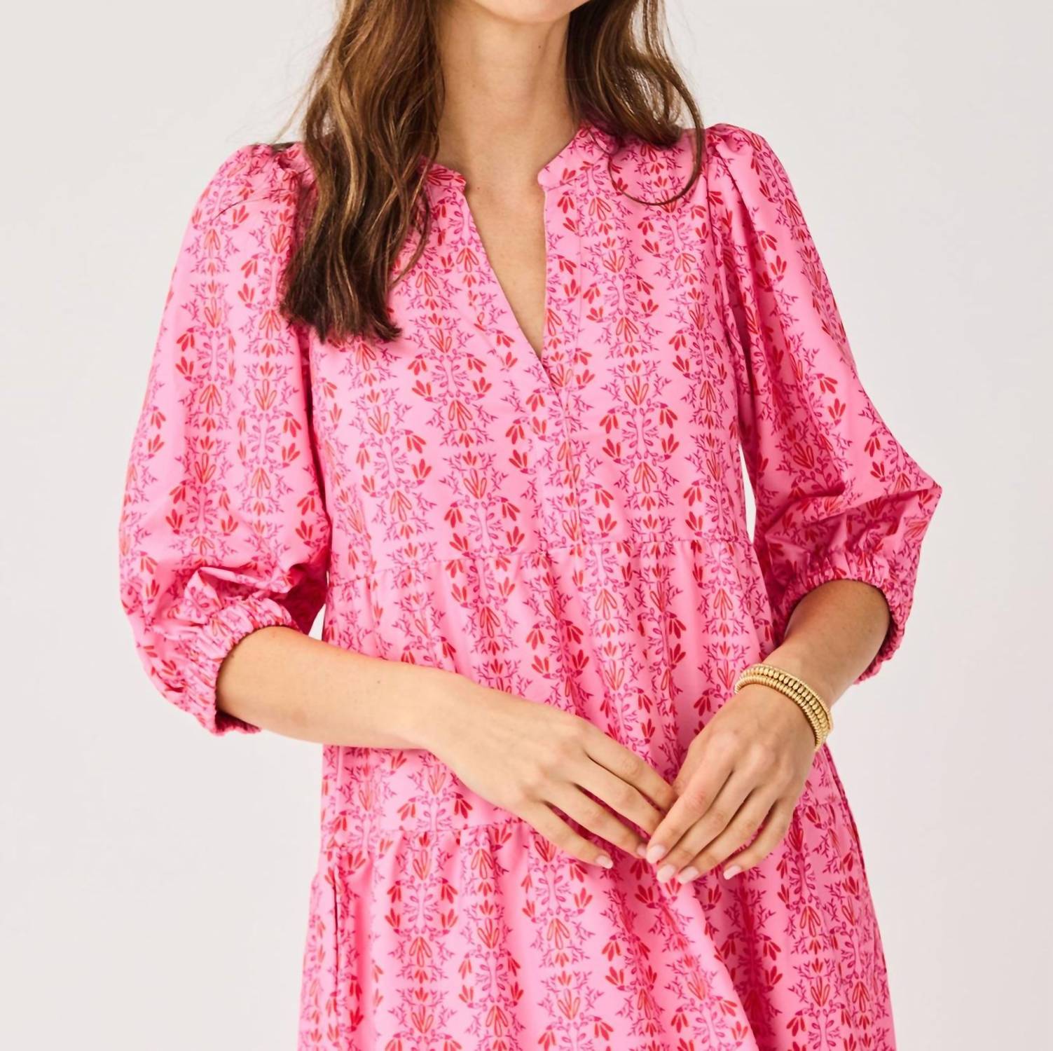 Cameron Midi Dress In Heirloom Vine