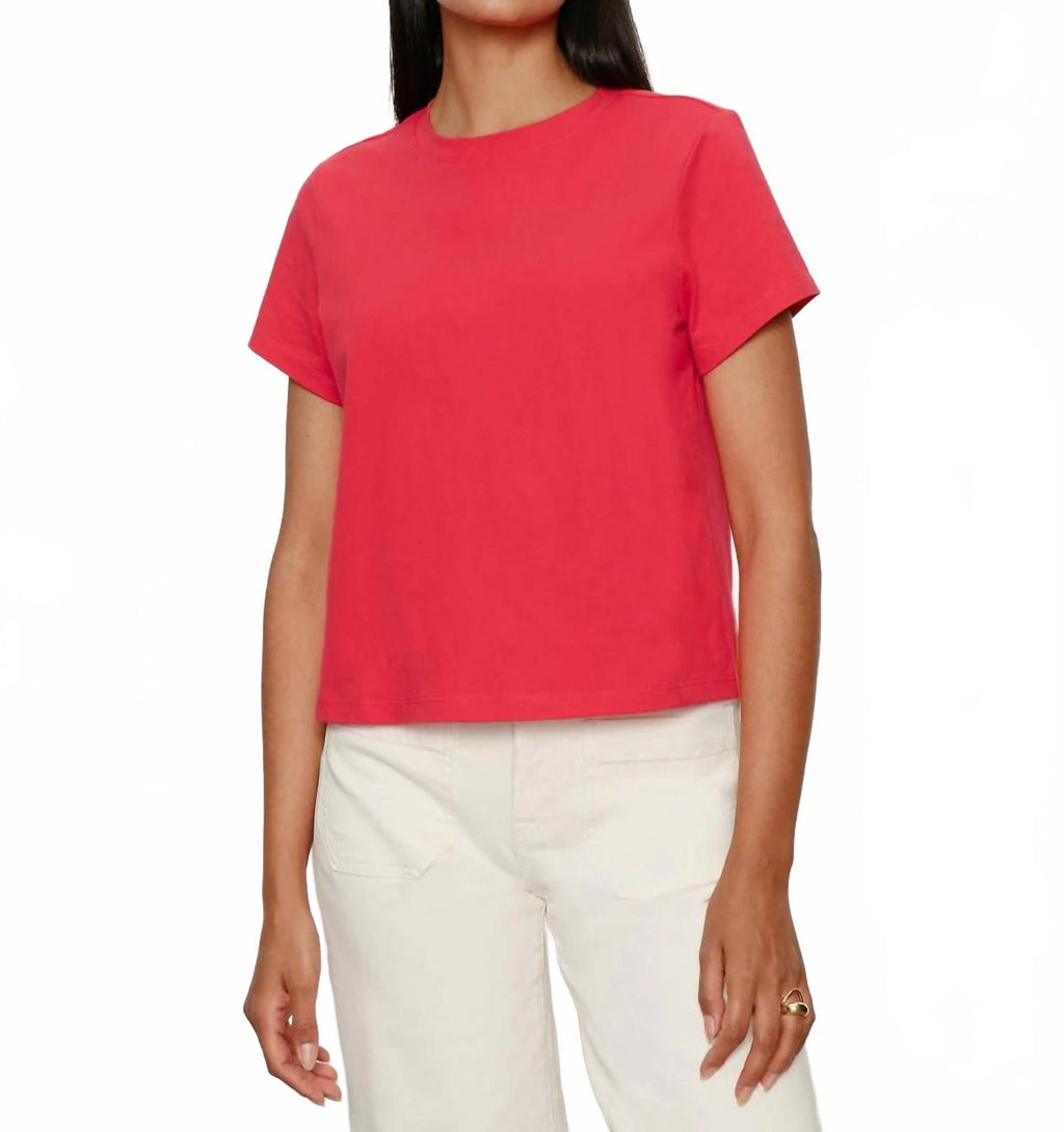 Timeless Crewneck Tee In Tulip