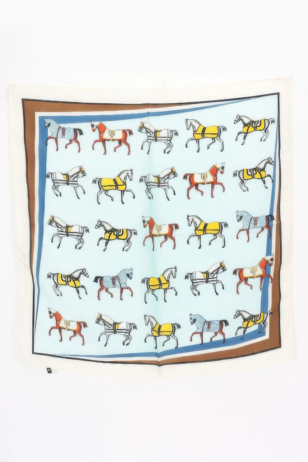 Equestrian Motif Multi Print Bandana for Timeless Style