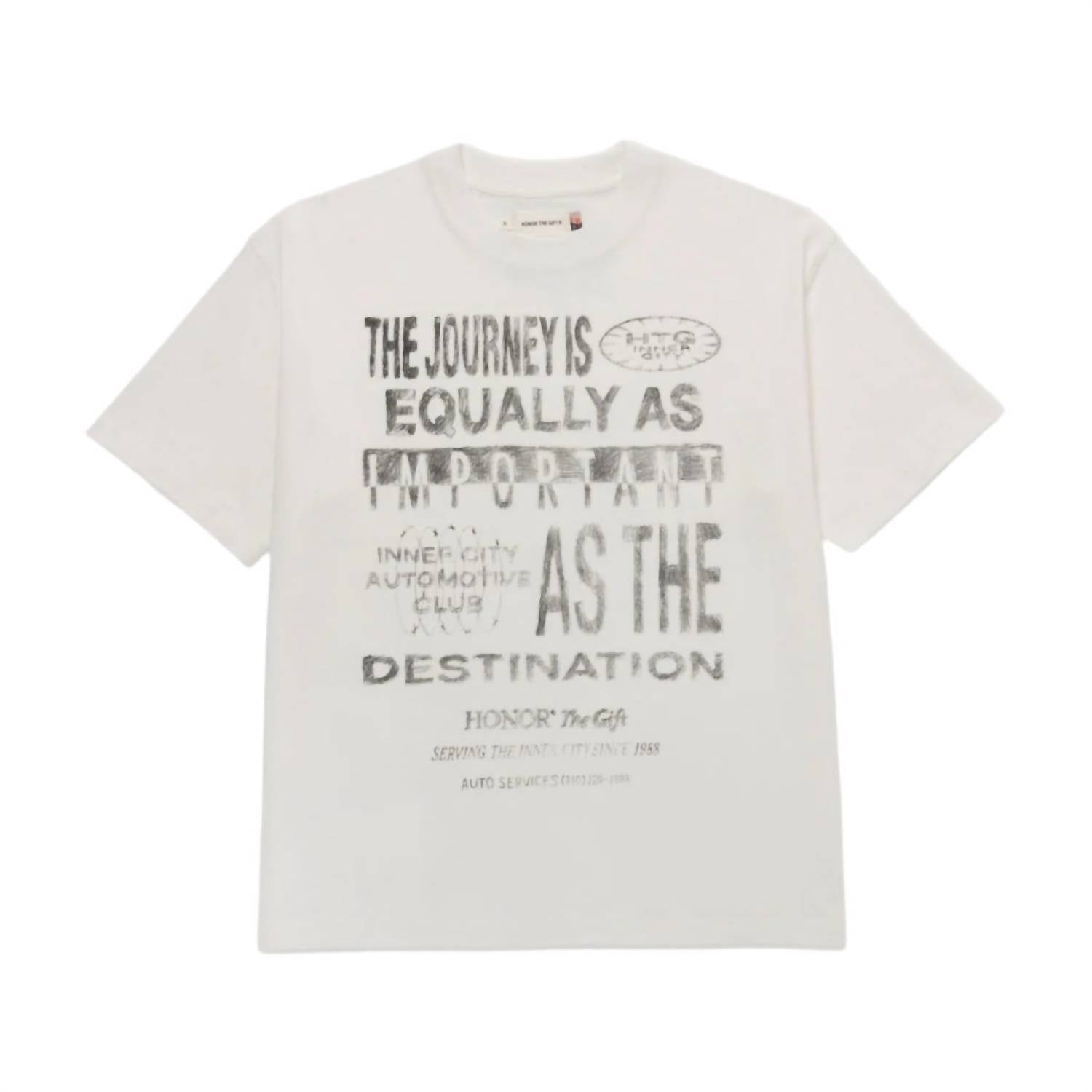 Travelled Journey Tee In White