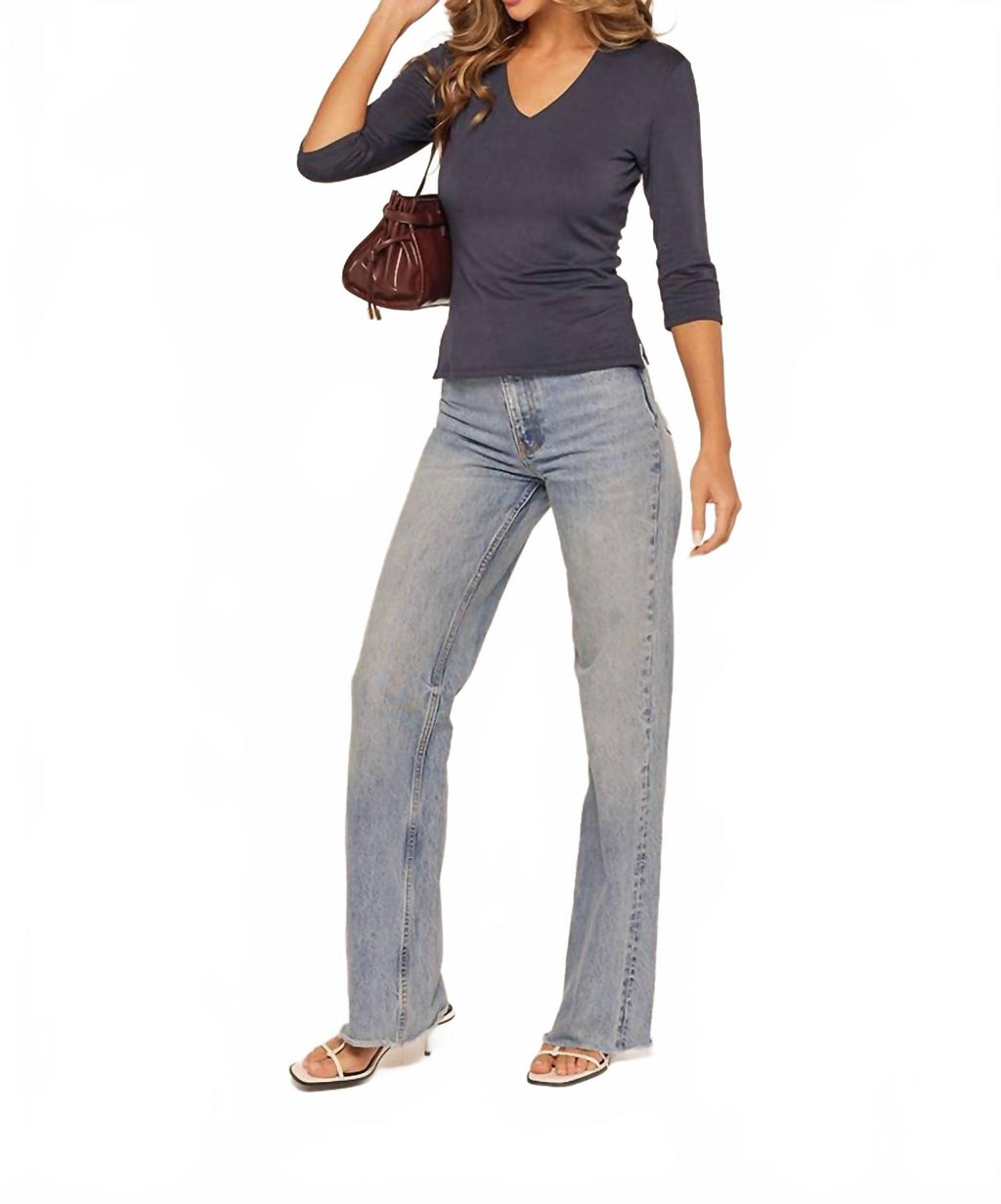 Sara Top In Navy