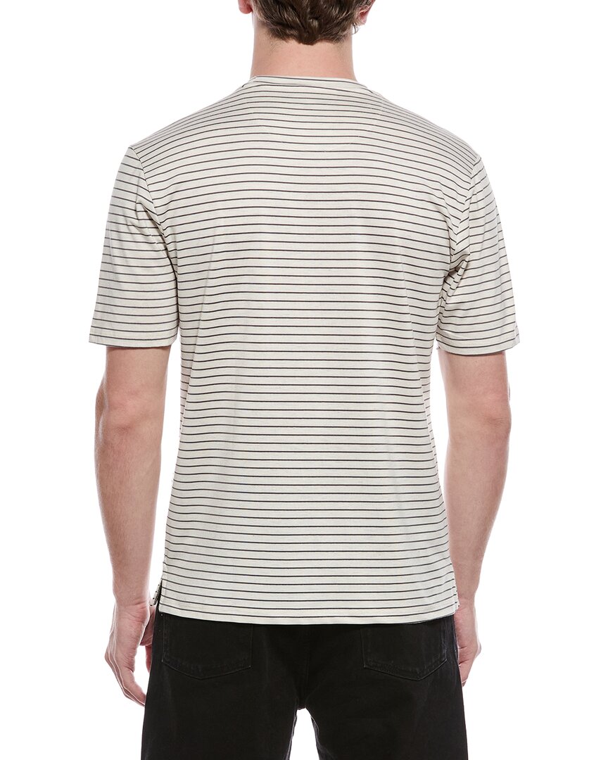 WEATHERPROOF VINTAGE Stretch Dobby Striped Crewneck T-Shirt