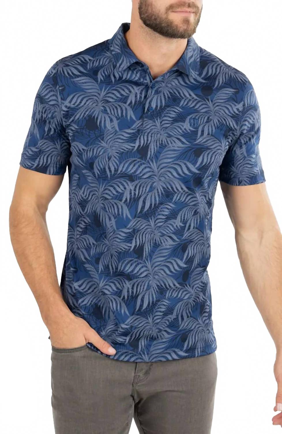 Mountain Down Polo In Estate Blue