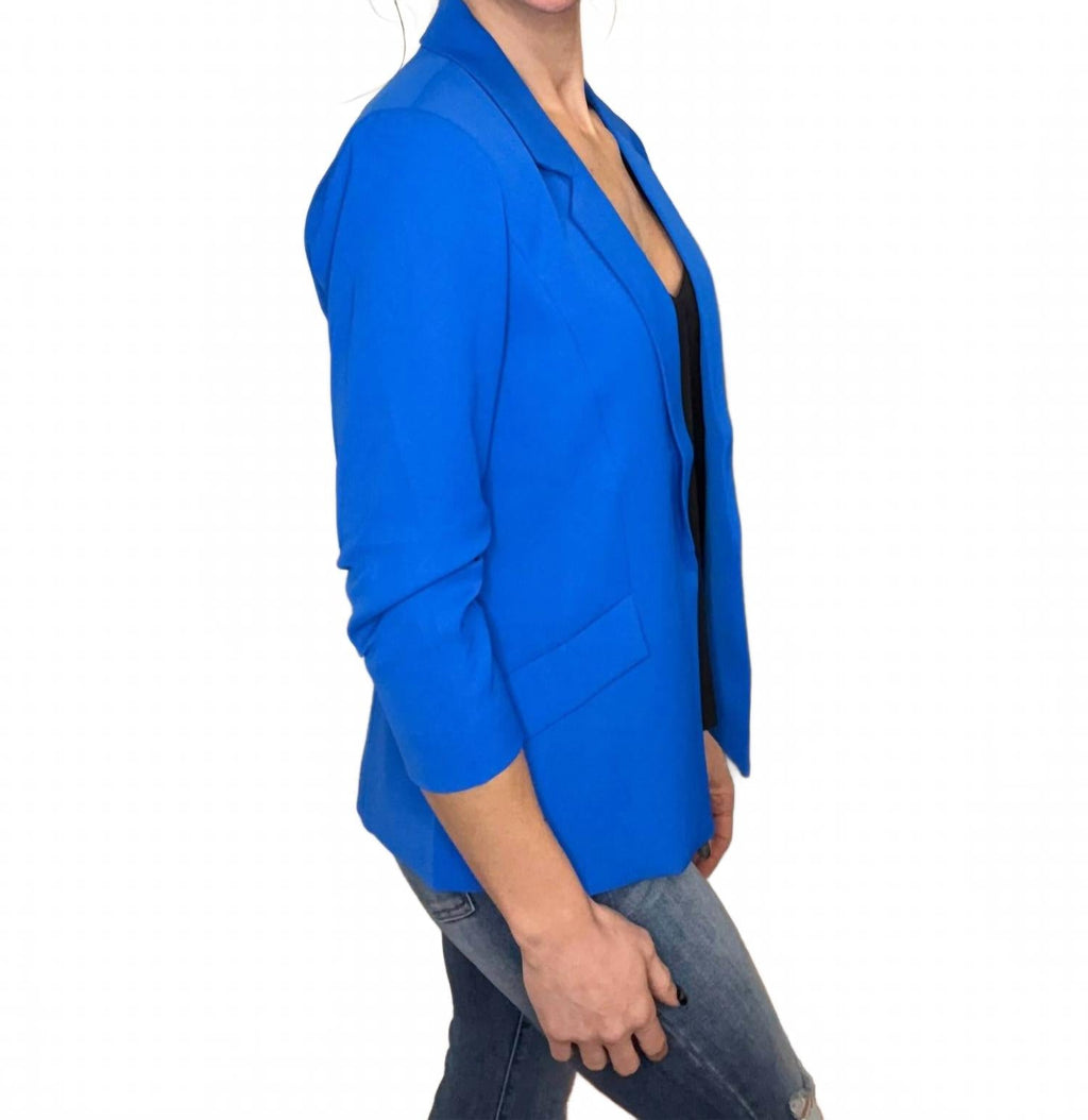 Elexa Layering Blazer In Electric Blue