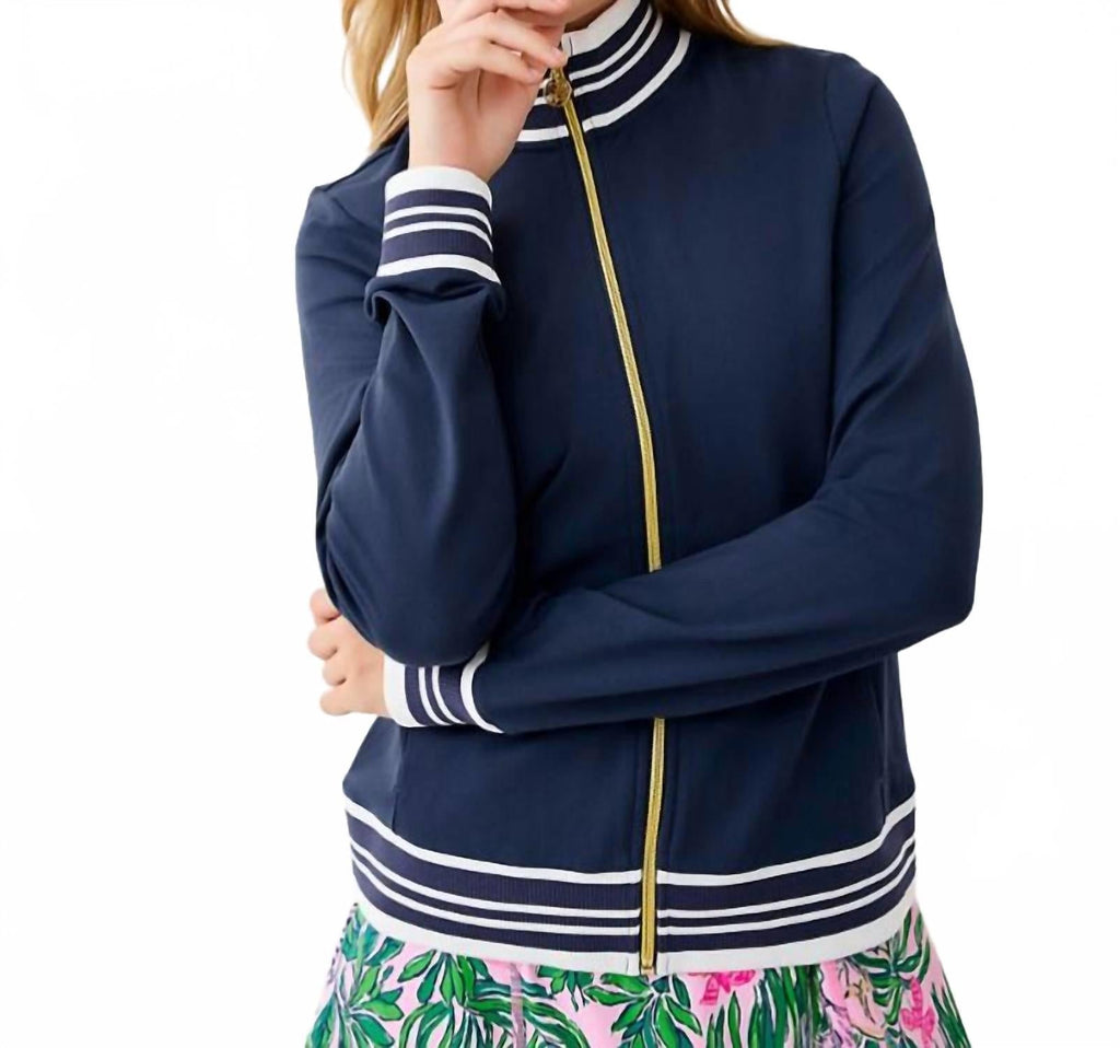 Regate Upf 50+ Jacket In Low Tide Navy