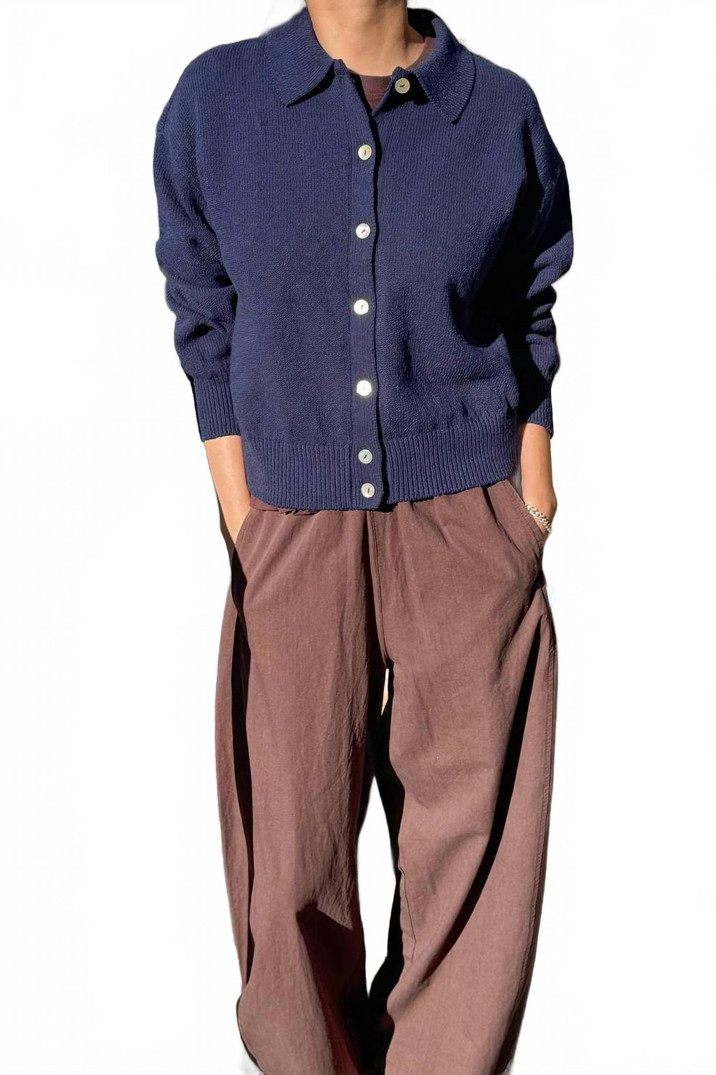 The Club Cardigan In Navy