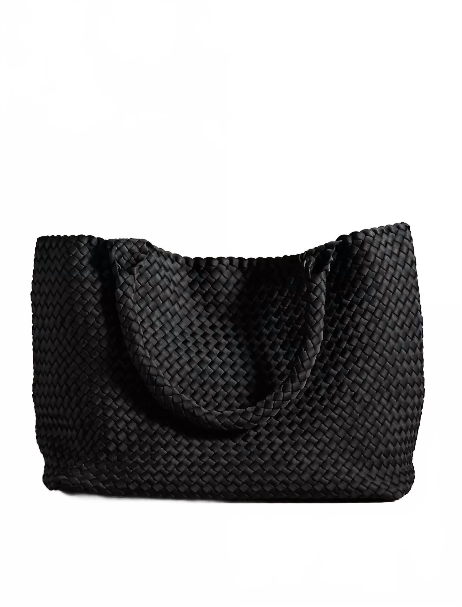 Sky's The Limit Large Neoprene Tote In Black