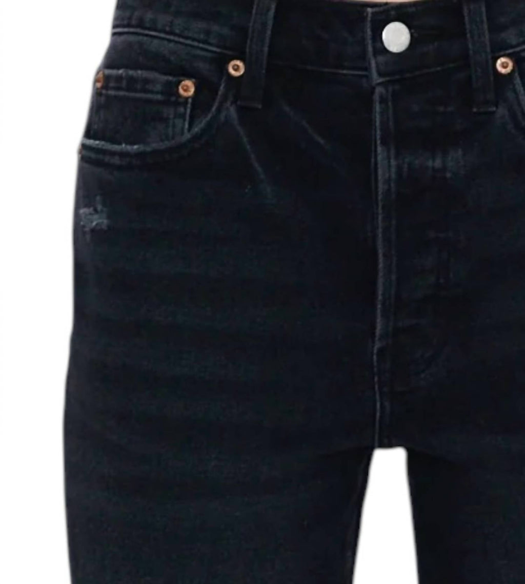 Charlie High Rise Classic Straight Ankle Jean In Jubilee Vintage