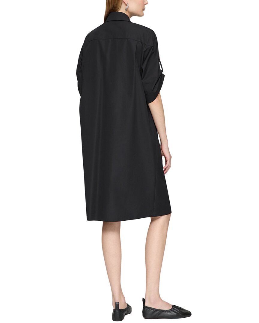 Lafayette 148 New York Plus W Tab Sleeve Popover Dress