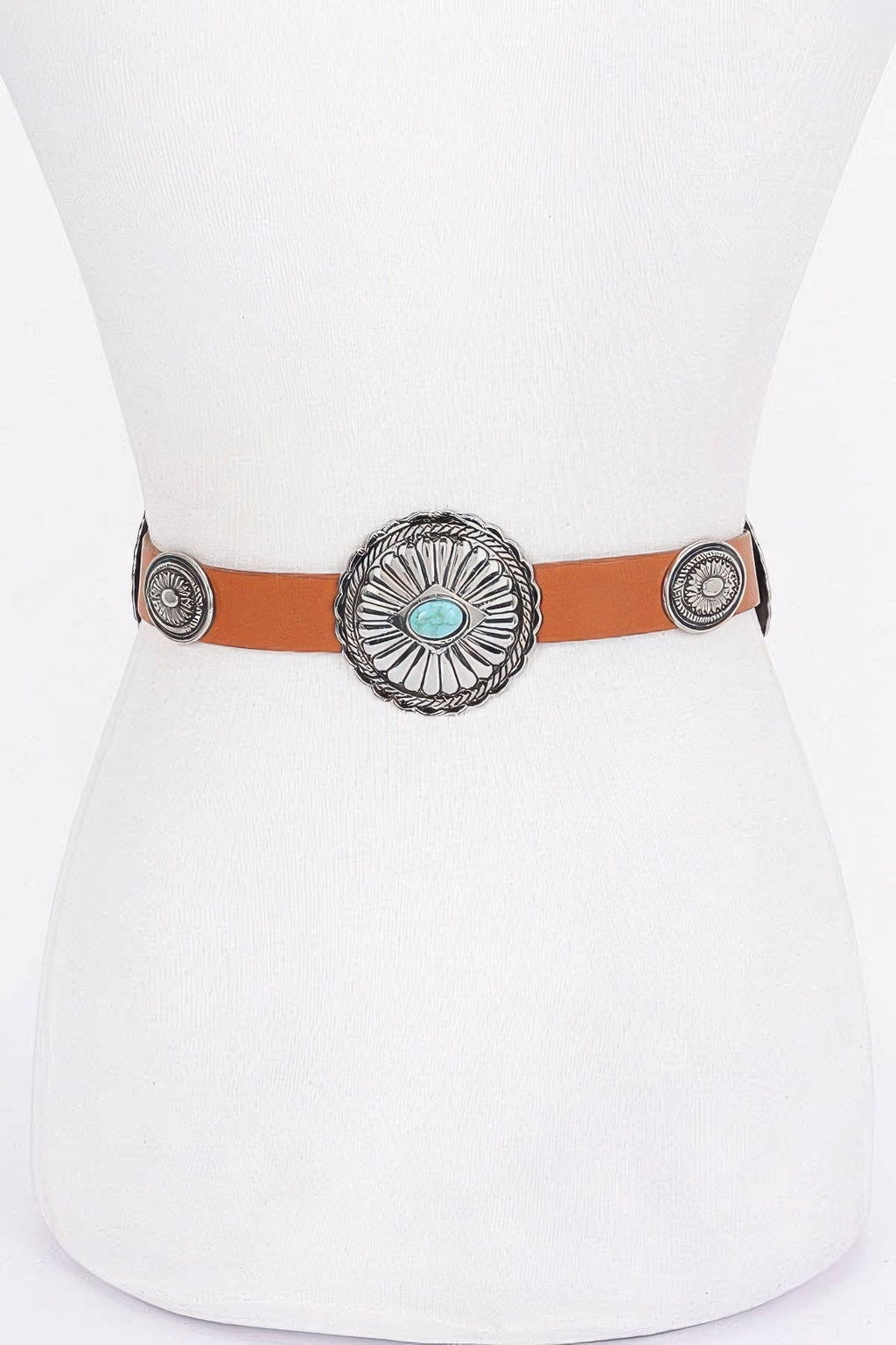 Multi Metal Vintage Pu Belt