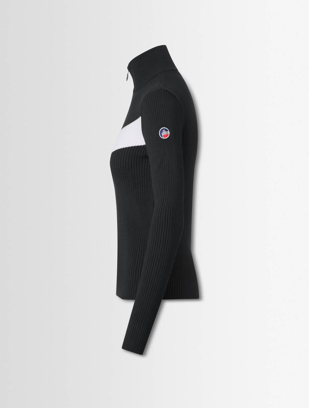 Andromede Half Zip Sweater In Noir