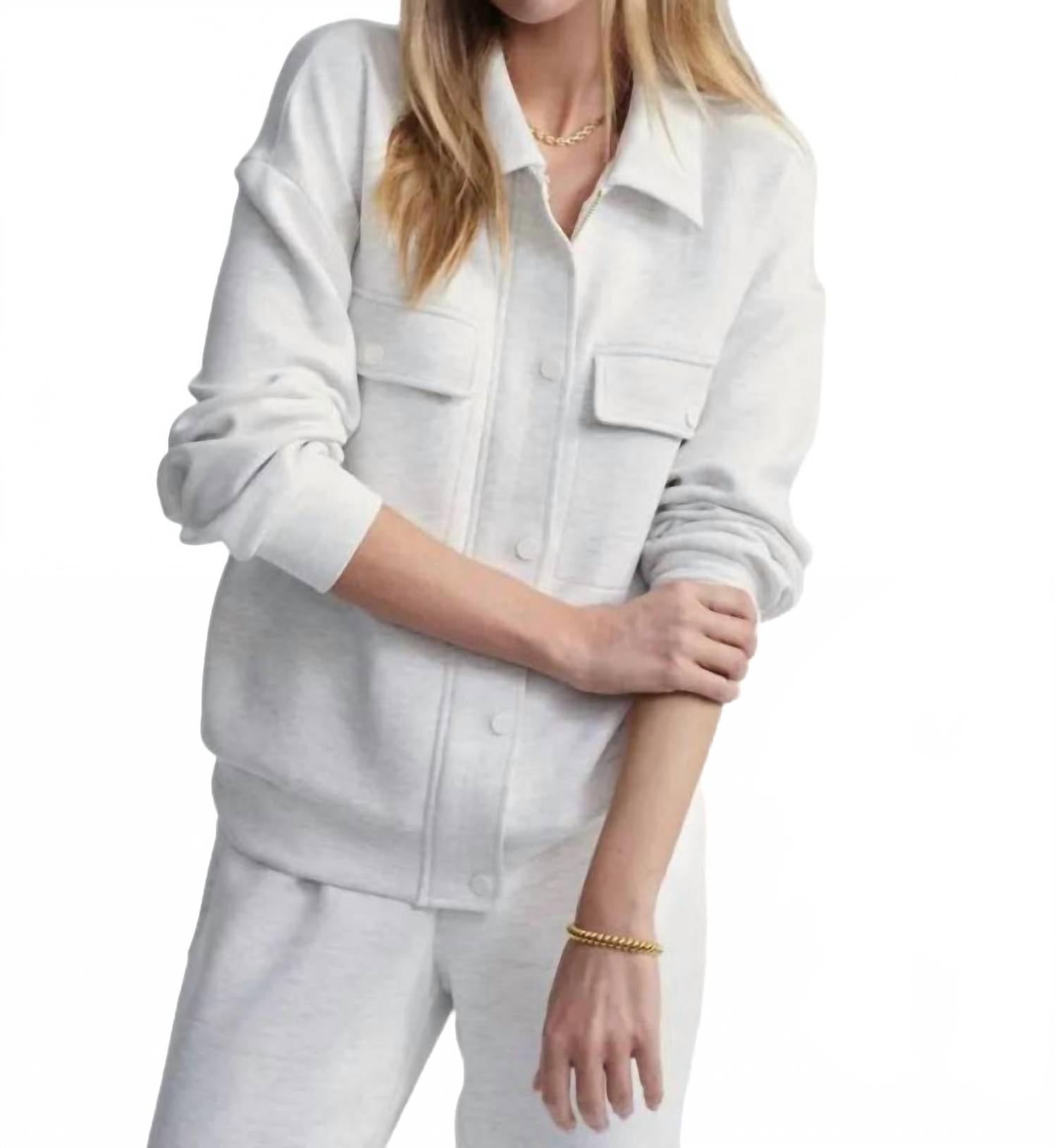 Elizabeth Jacket In Ivory Marl