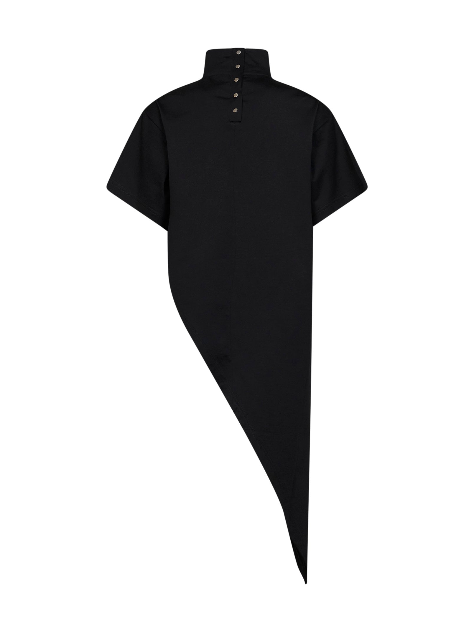 Alaïa Women Black Cotton Jersey Triangle Long T-Shirt