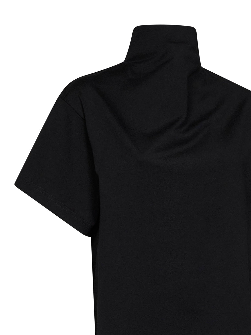 Alaïa Women Black Cotton Jersey Triangle Long T-Shirt