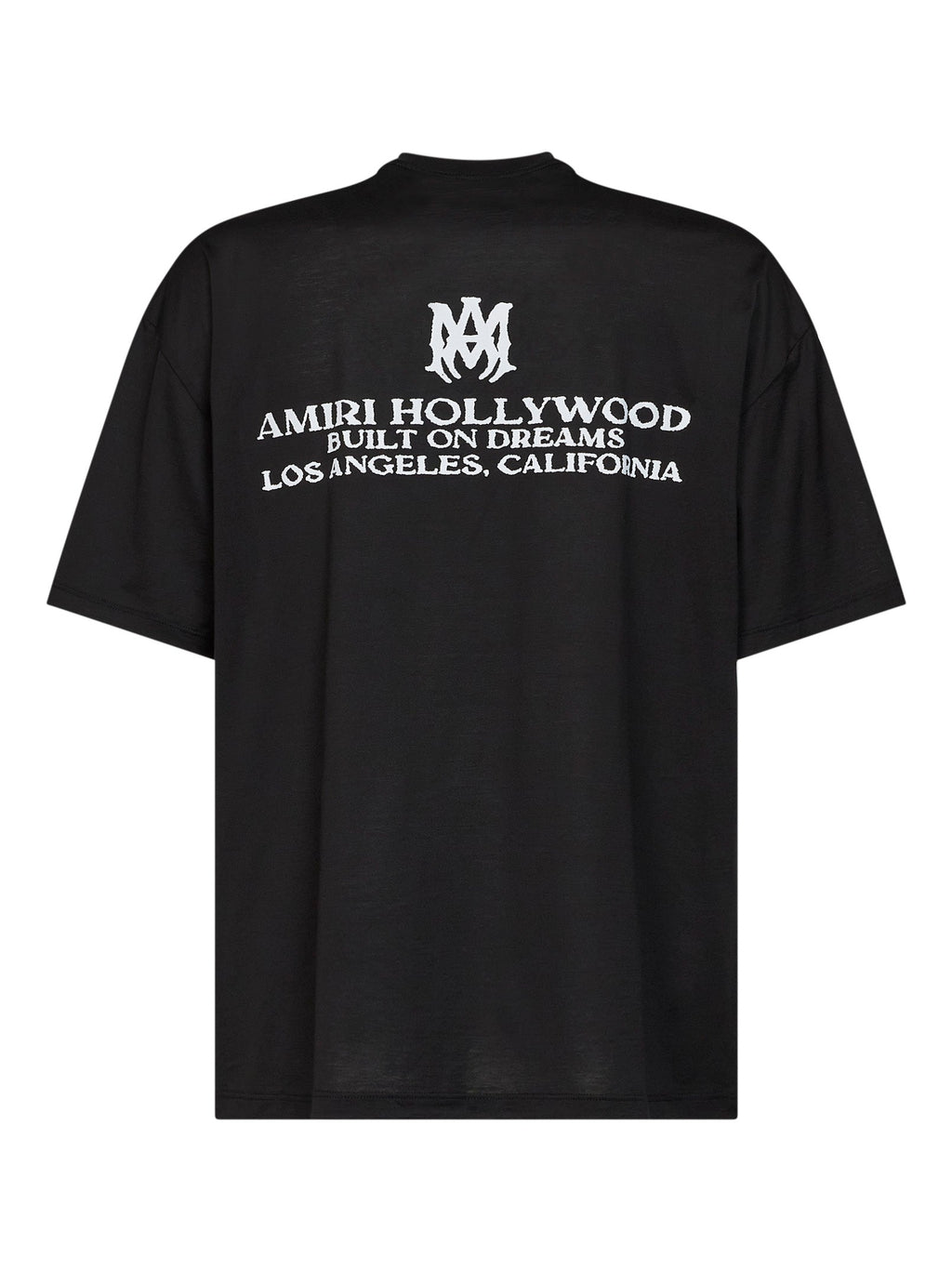 Amiri Men Black Cotton Jersey Built On Dreams Oversized T-Shirt