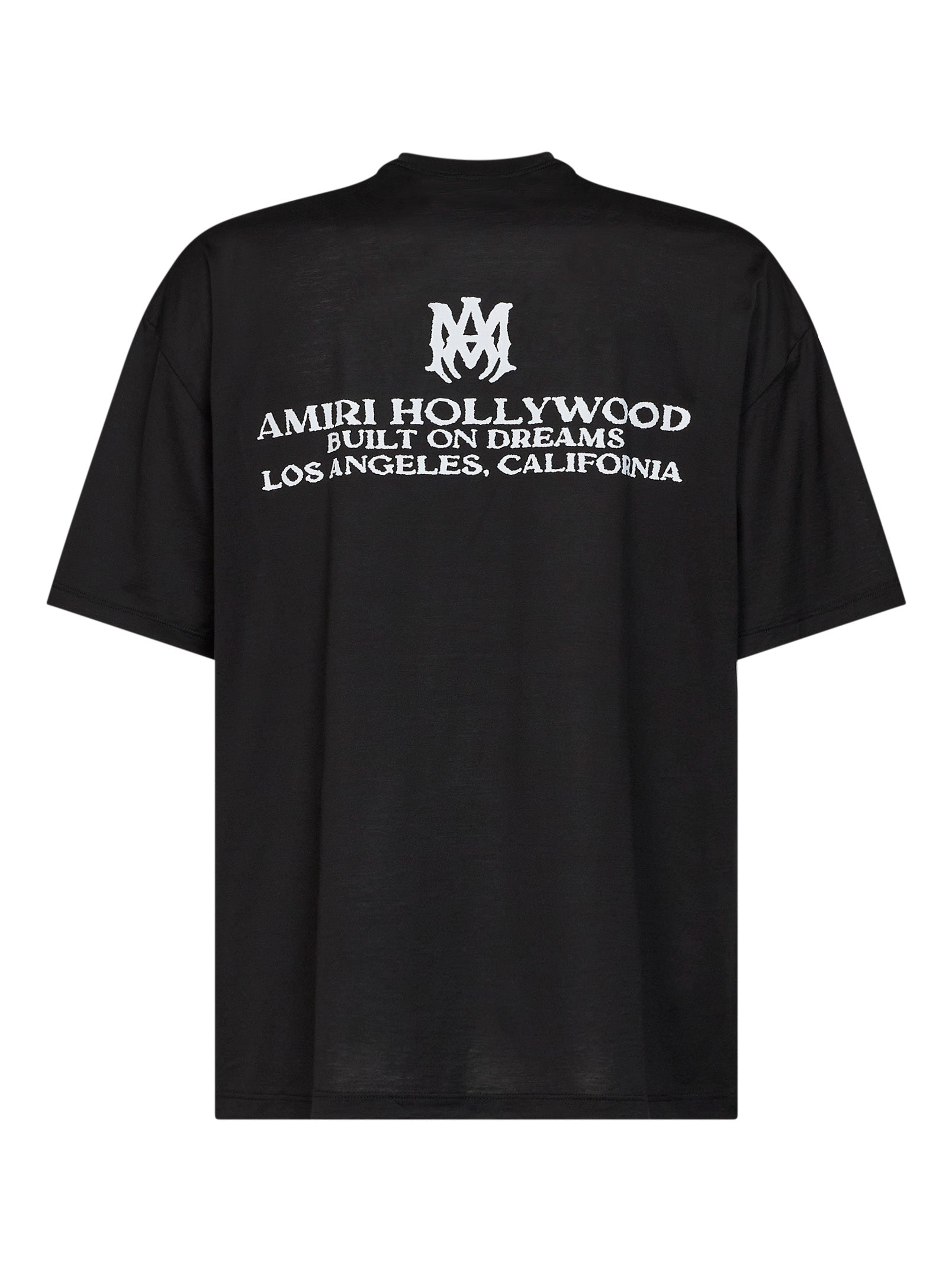 Amiri Men Black Cotton Jersey Built On Dreams Oversized T-Shirt