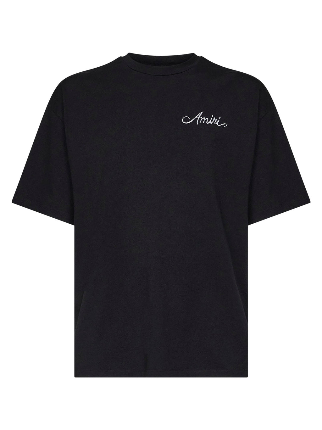 Amiri Men Black Jersey Ma Quad Checkerboard T-Shirt