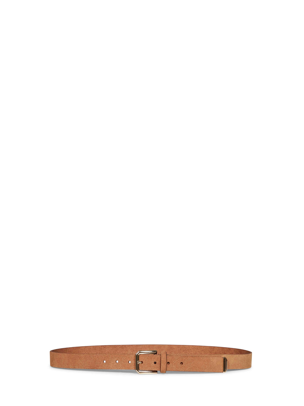 Brunello Cucinelli Men Light Brown Reversed Leather Belt