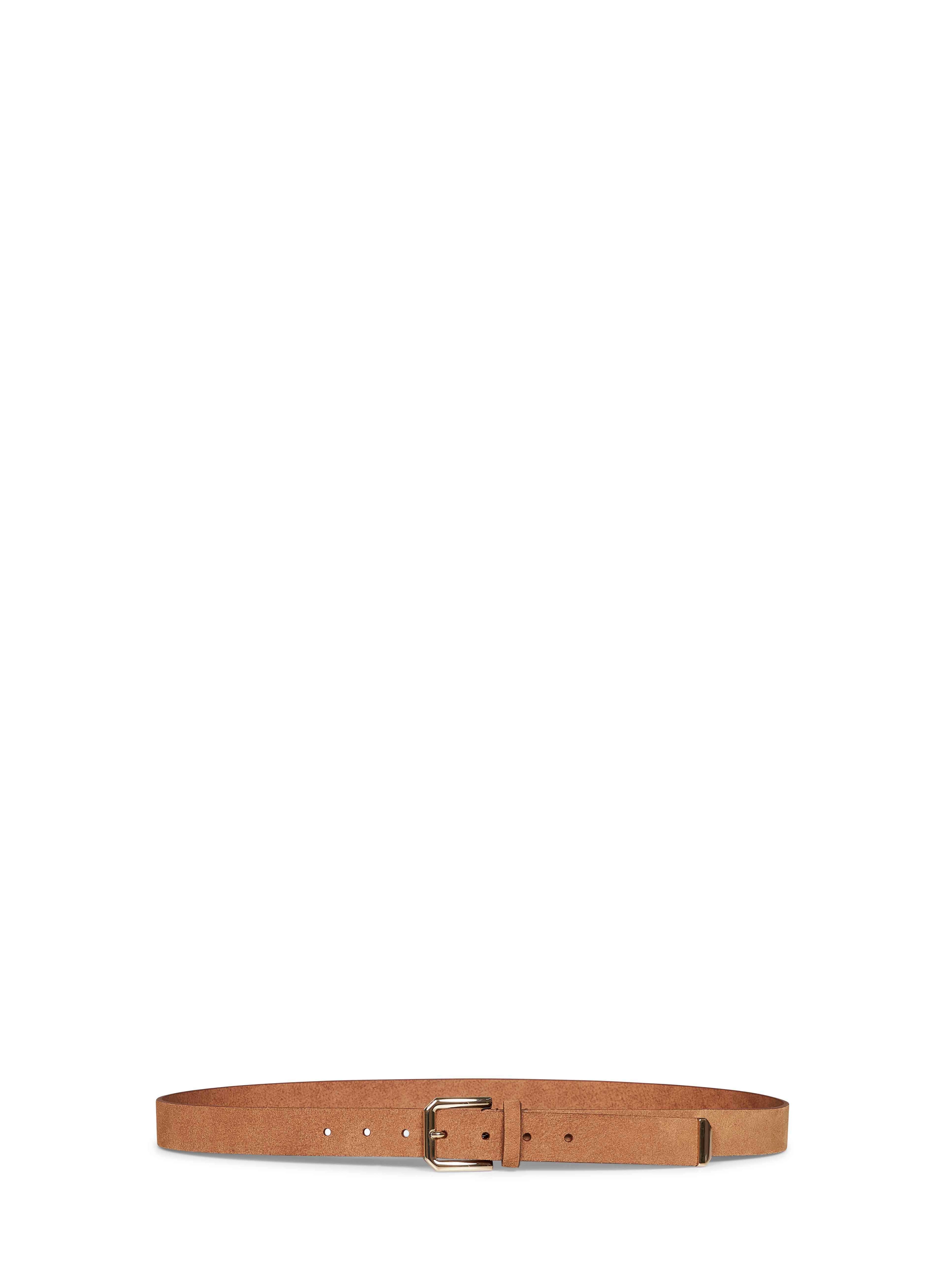 Brunello Cucinelli Men Light Brown Reversed Leather Belt