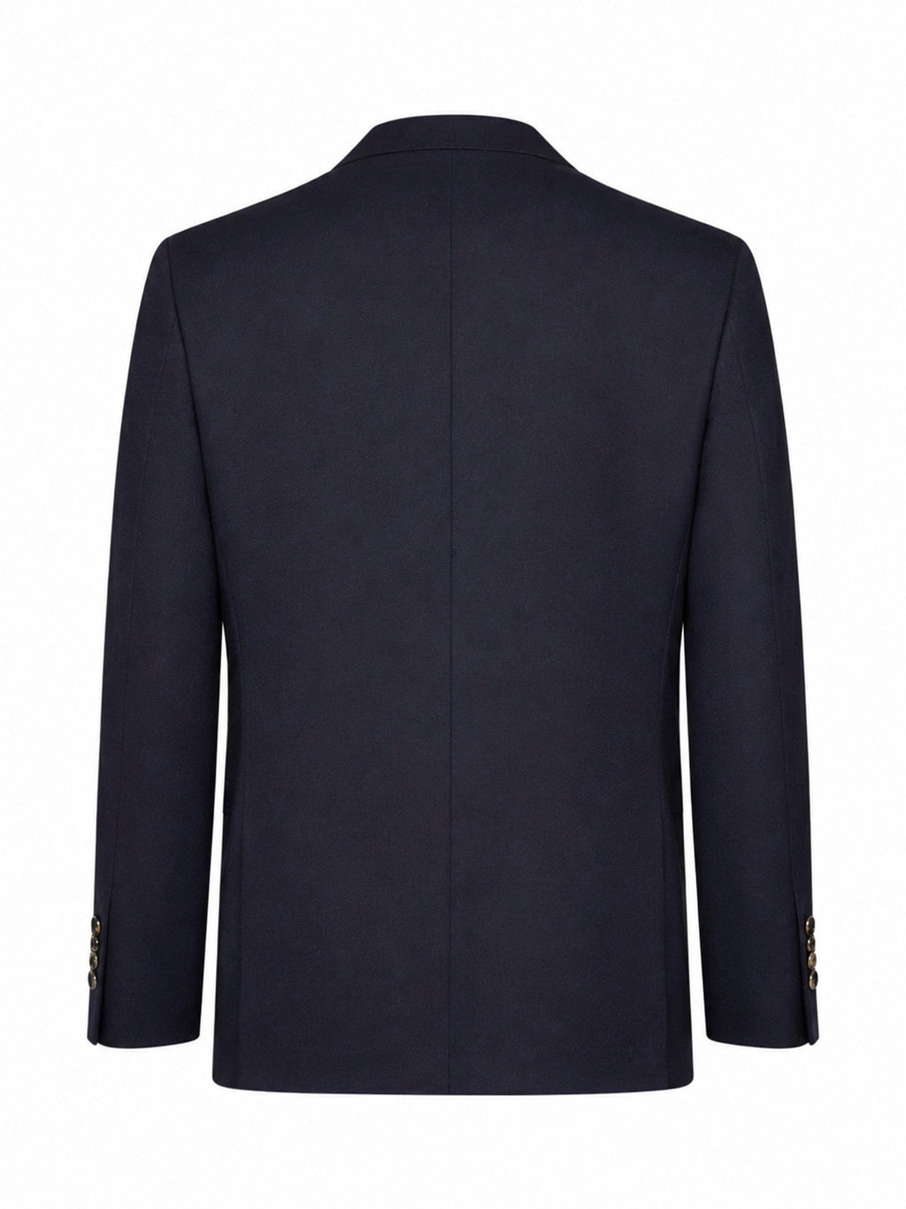 Brunello Cucinelli Men Blue Virgin Wool Flannel Deconstructed Blazer