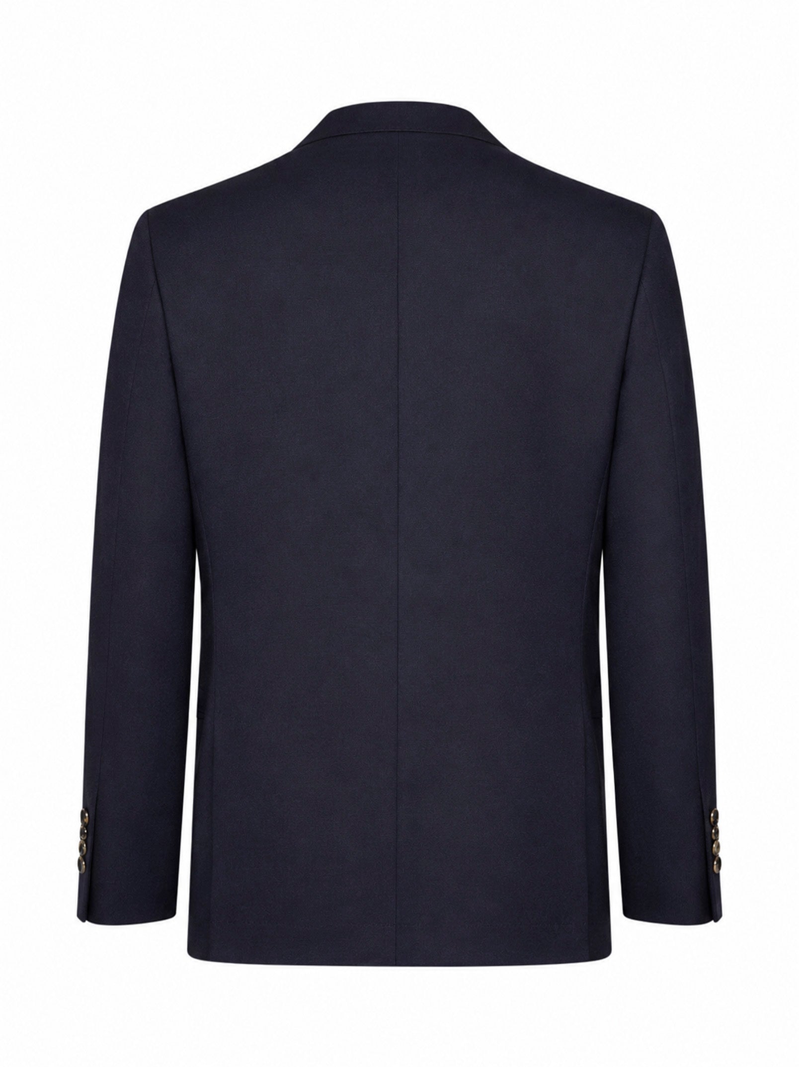 Brunello Cucinelli Men Blue Virgin Wool Flannel Deconstructed Blazer