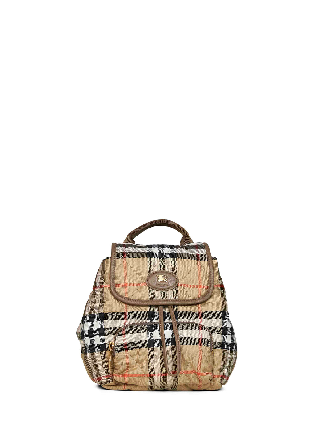 Burberry Women Sand Beige Horseshoe Mini Backpack