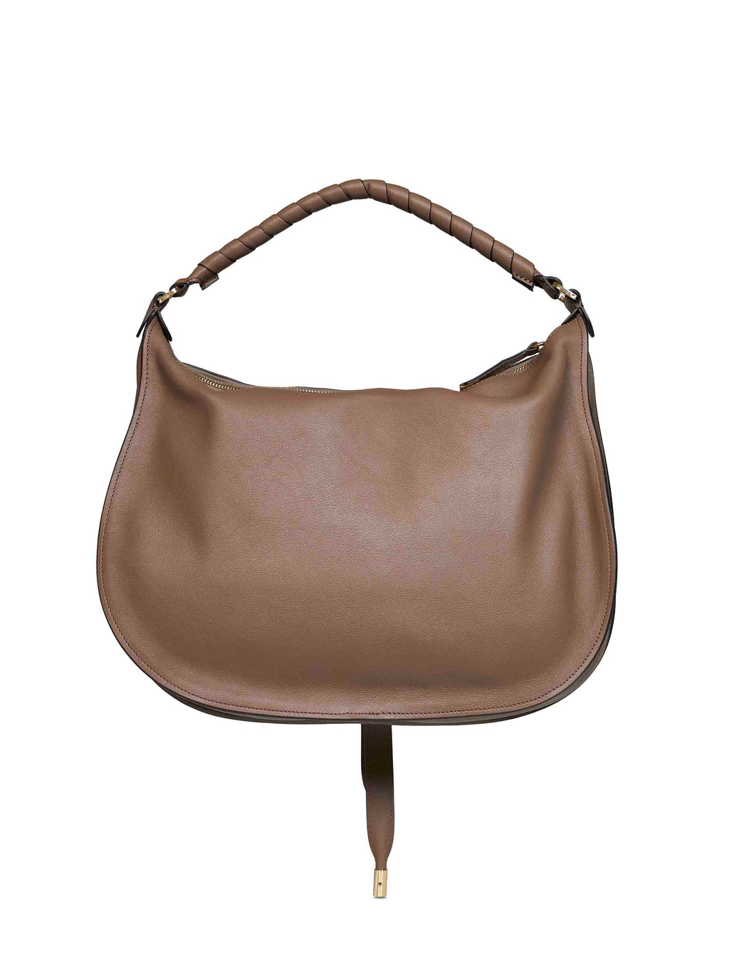 Chloé Women Deep Taupe Marcie Small Shoulder Bag