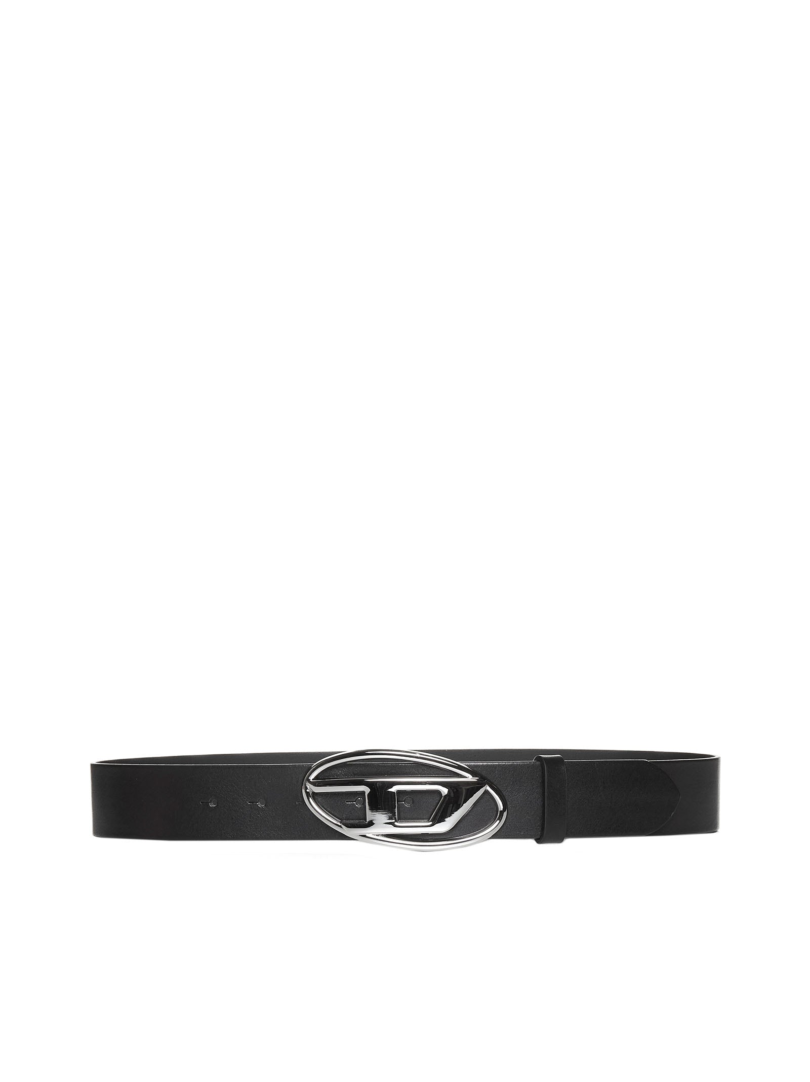 Diesel Women Belt With D-Logo Buckle