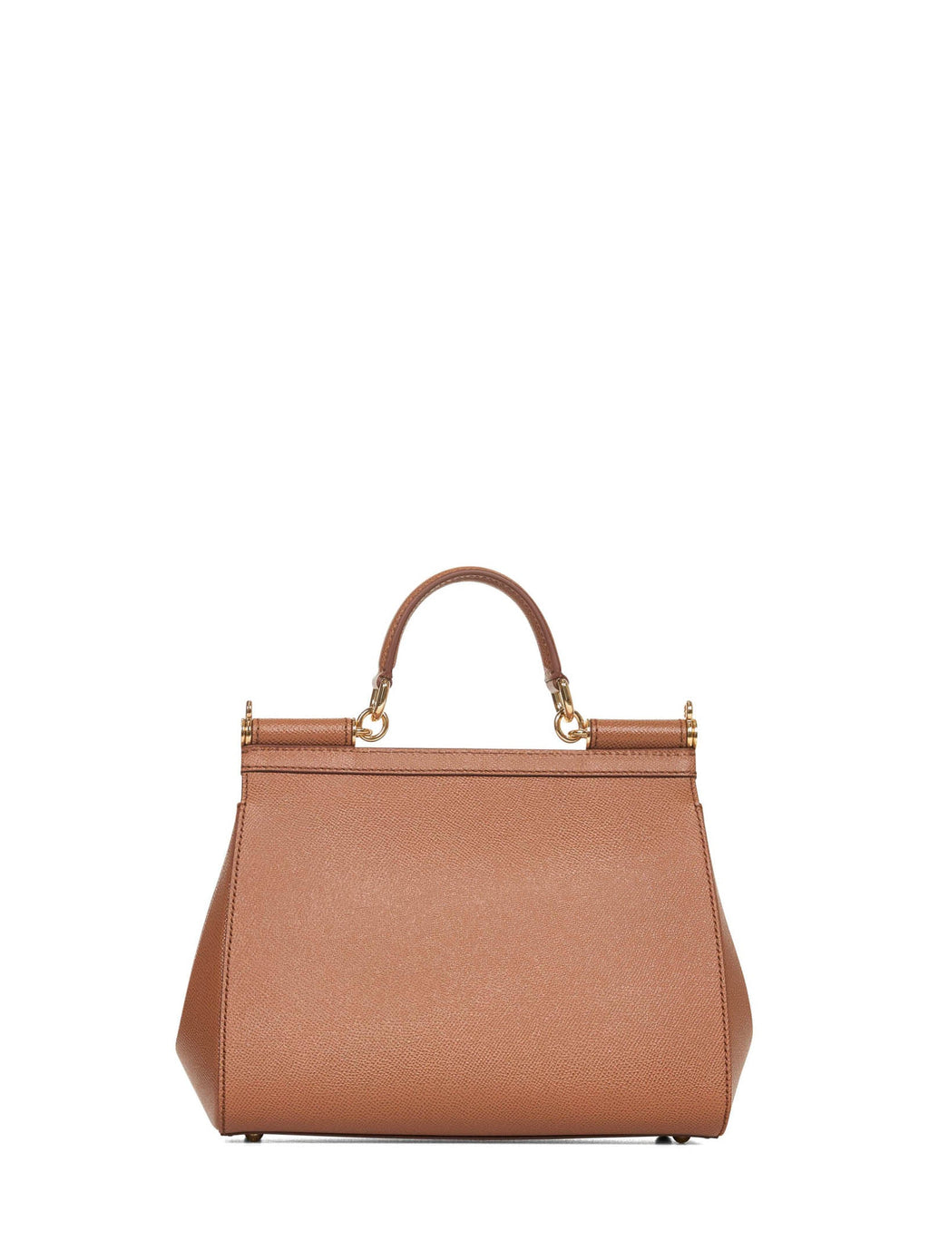 Dolce & Gabbana Women Camel Large Sicily Handbag
