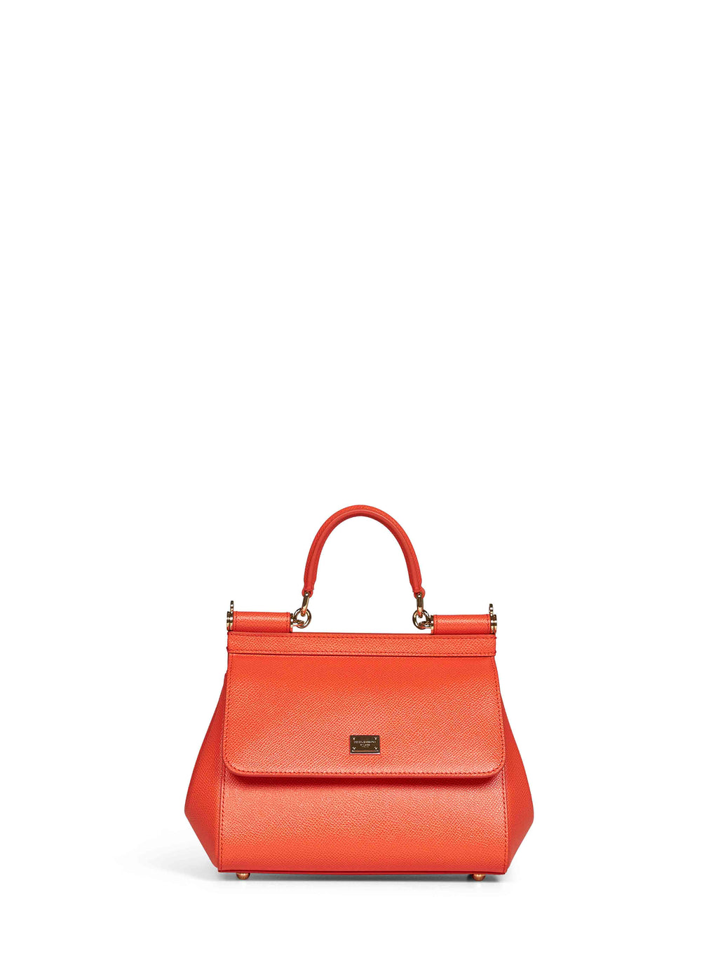 Dolce & Gabbana Women Orange Small Sicily Handbag