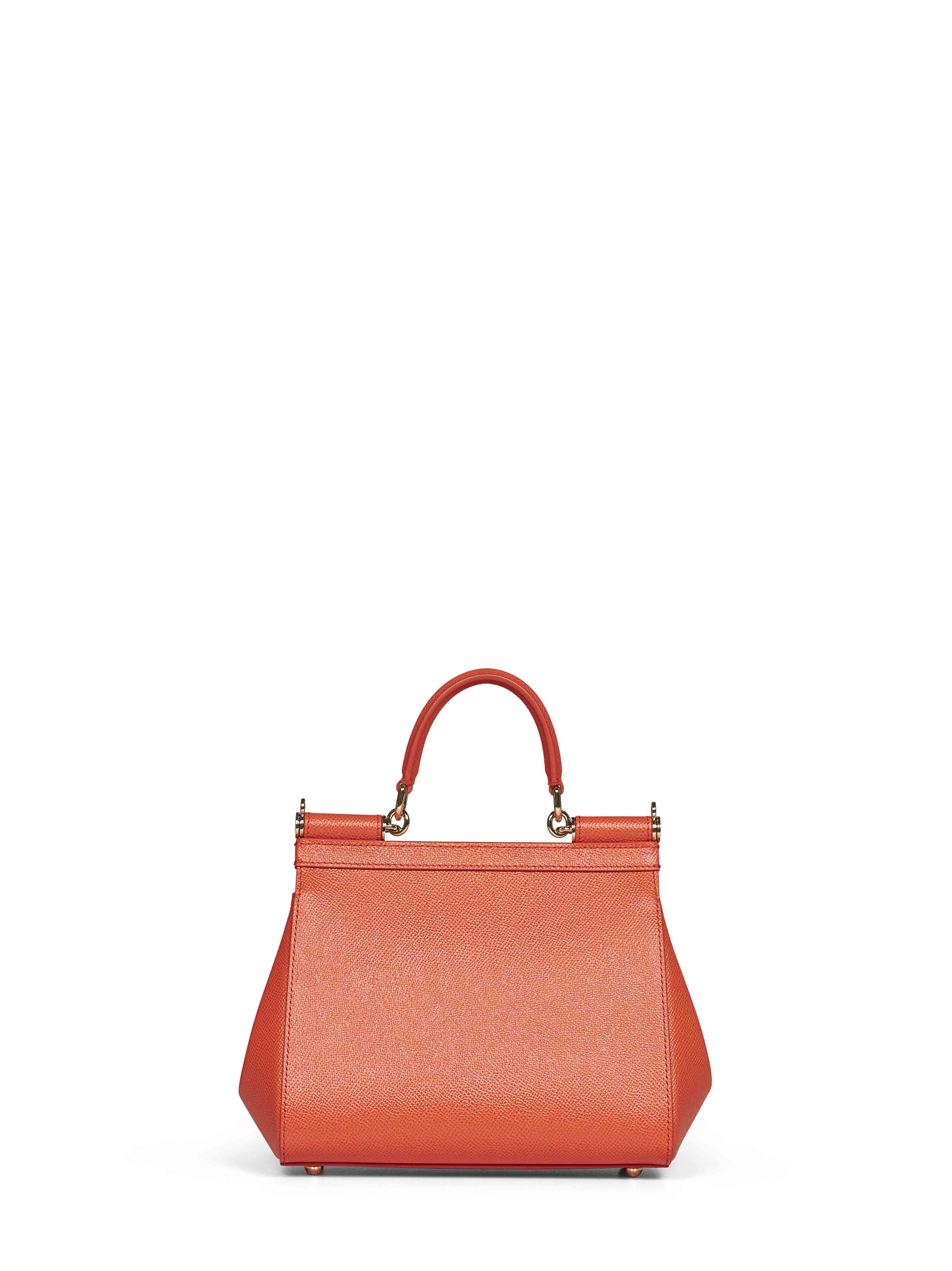 Dolce & Gabbana Women Orange Small Sicily Handbag