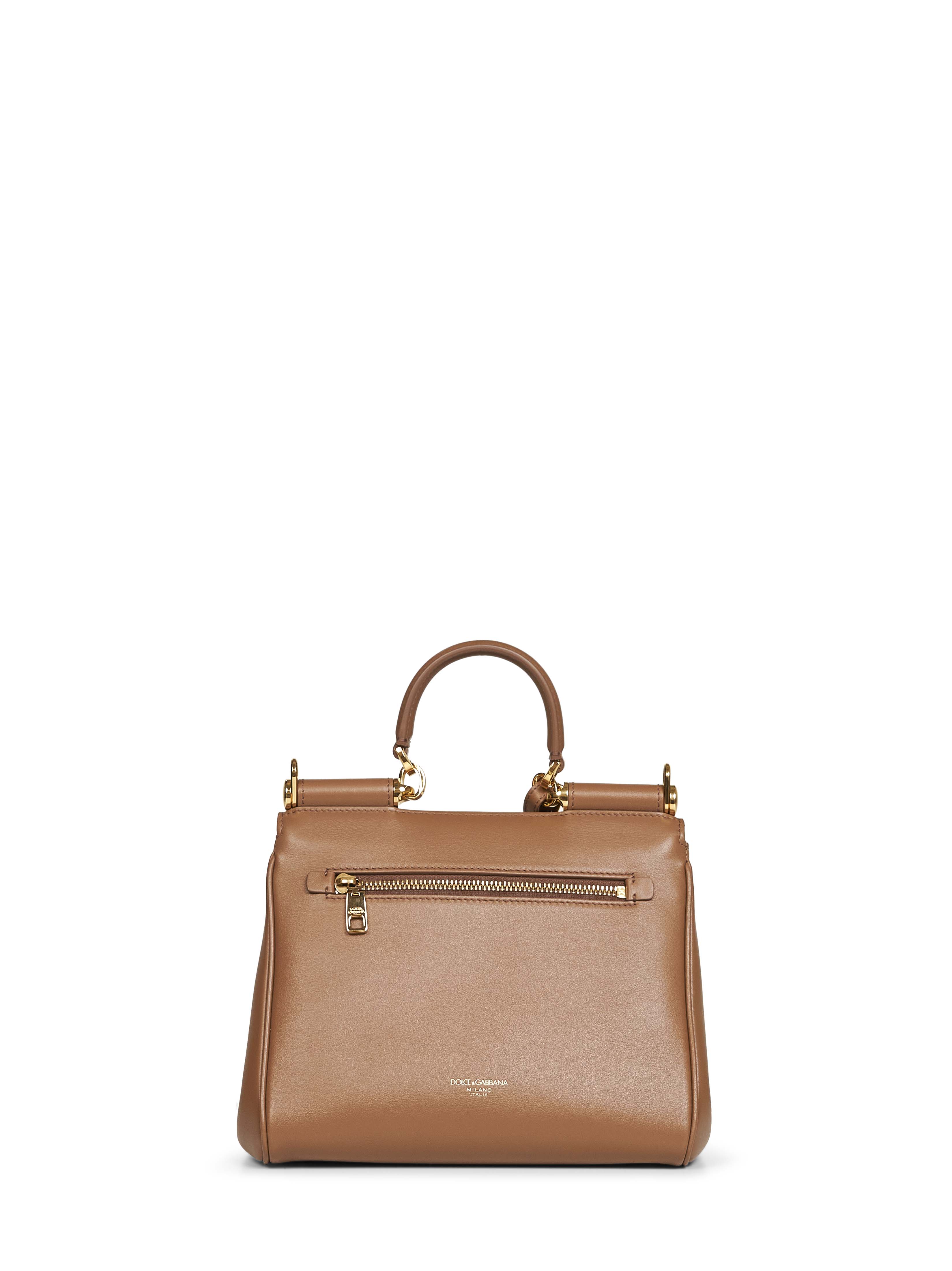 Dolce & Gabbana Women Caramel My Sicily Small Handbag