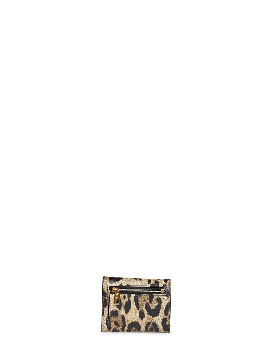 Dolce & Gabbana Women Leopard-Print Dauphine Leather Wallet