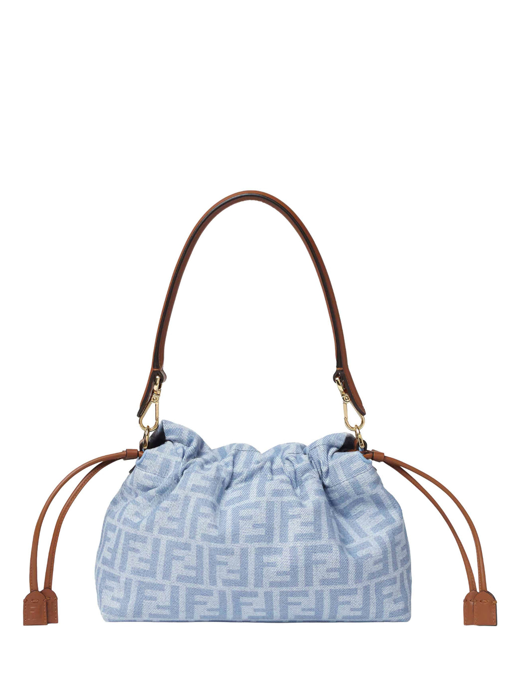 Fendi Women Light Blue Medium Baguette Mamma Bag
