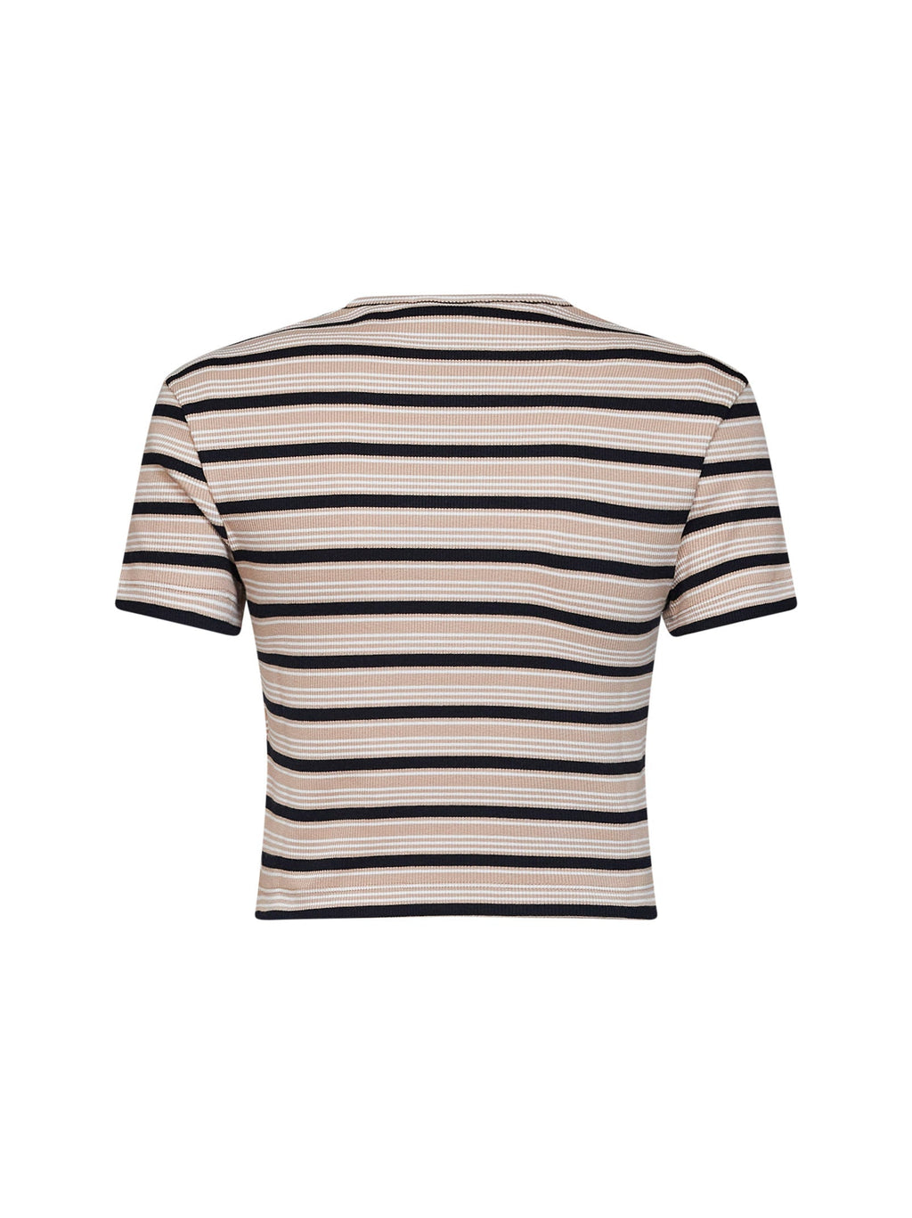 Fendi Women Multicolor Striped Cotton Cropped Top