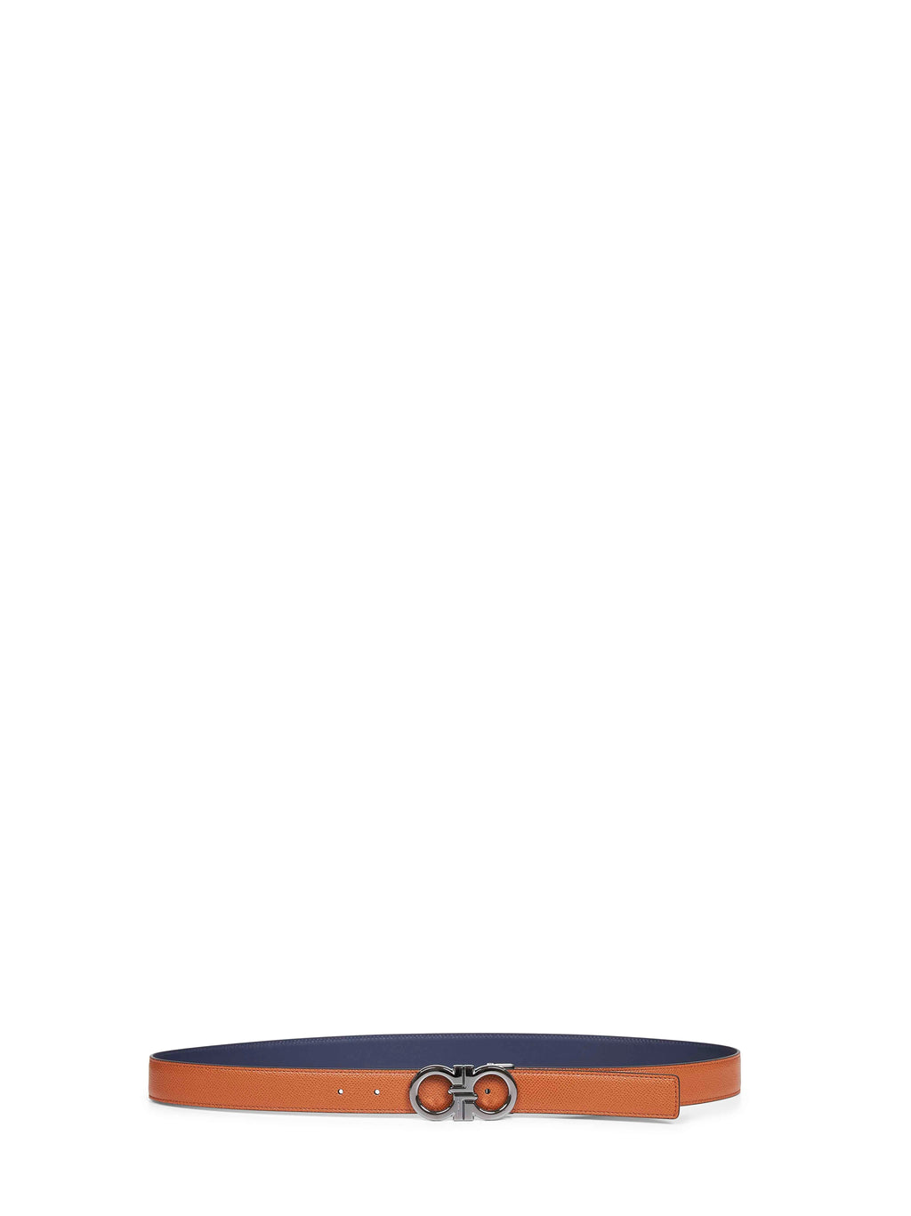 Ferragamo Men Two-Tone Gancini Reversible Belt