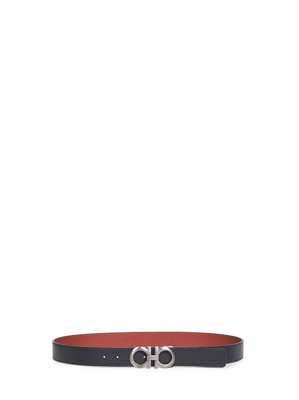 Ferragamo Men Two-Tone Gancini Reversible Belt
