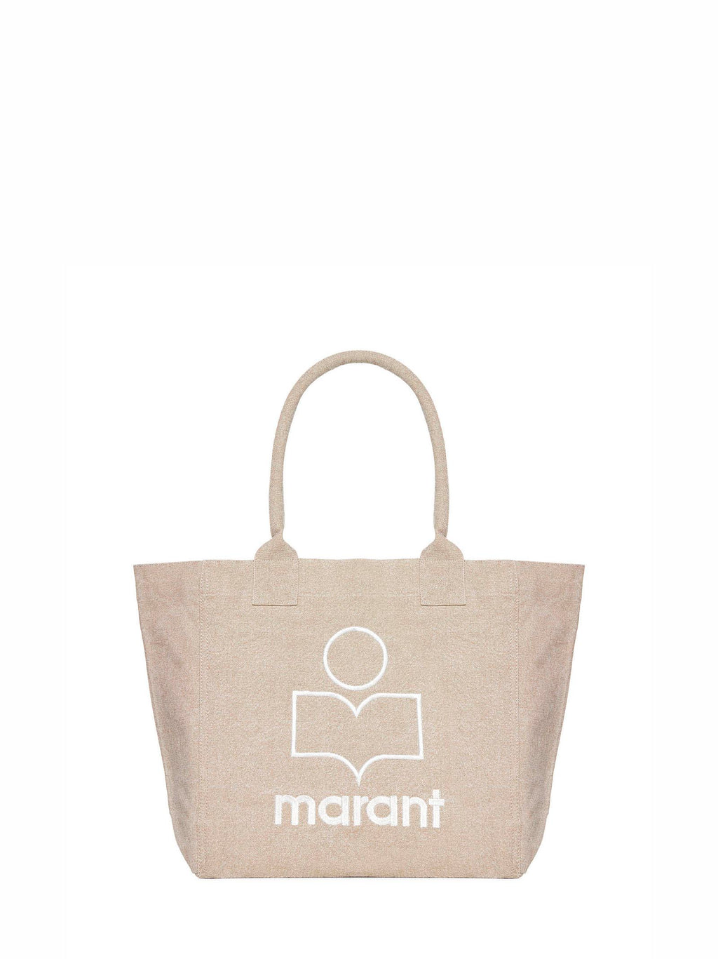 Isabel Marant Women Small Yenky Faded Cotton Bag With Logo