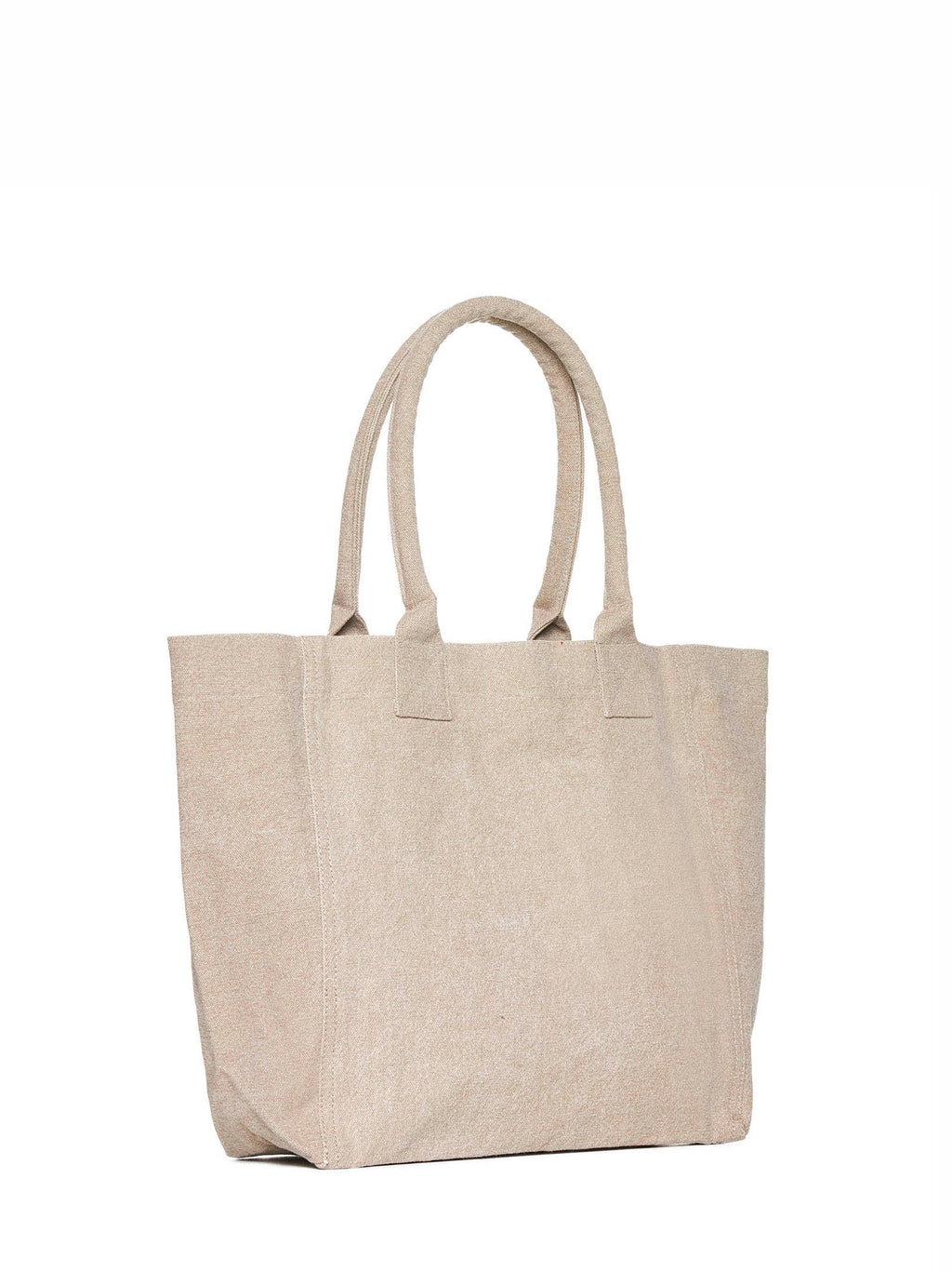 Isabel Marant Women Small Yenky Faded Cotton Bag With Logo