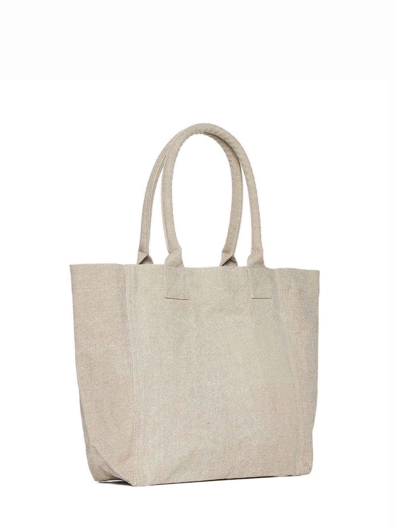 Isabel Marant Women Small Yenky Faded Cotton Bag With Logo
