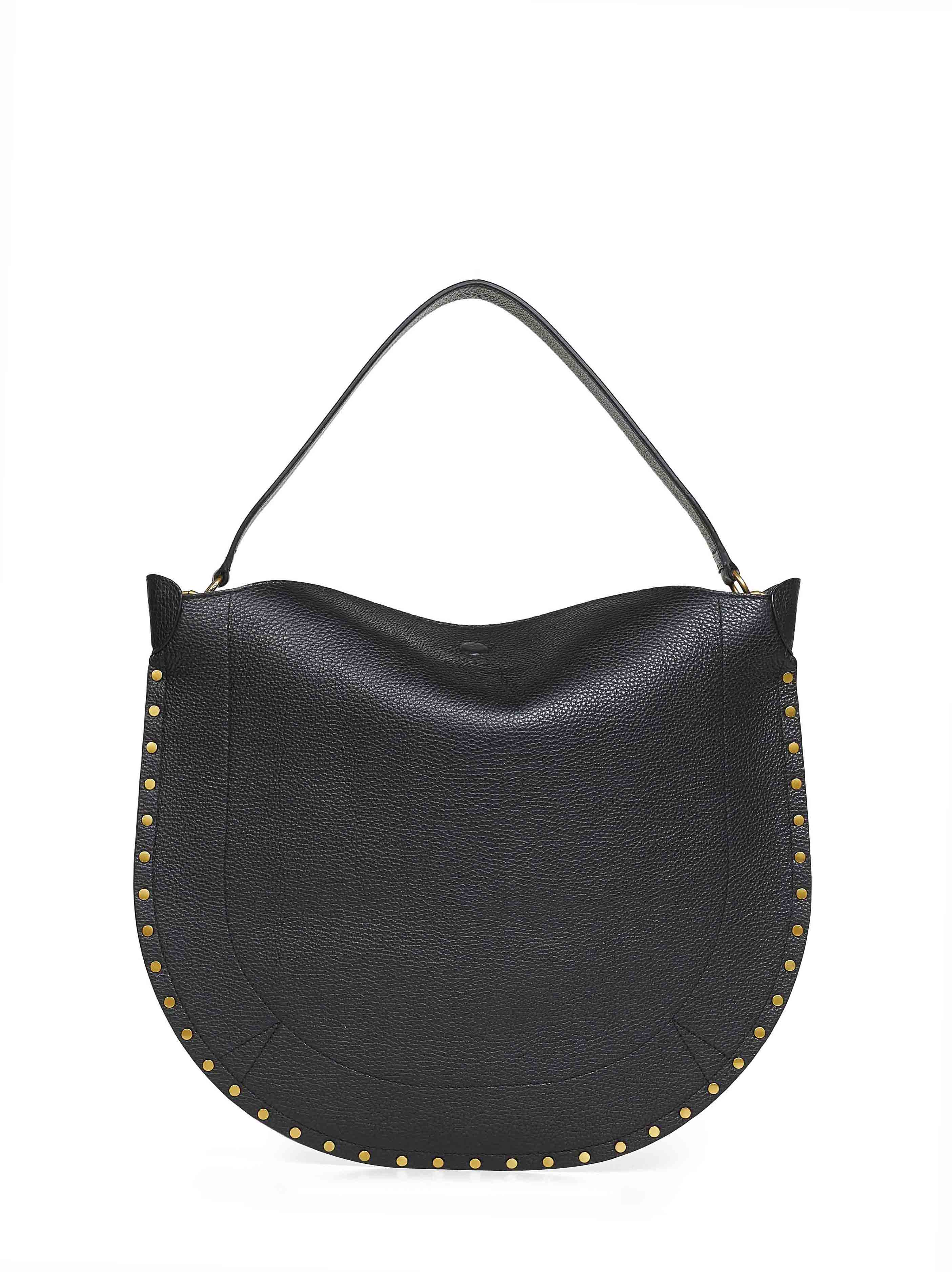 Isabel Marant Women Black Oskan Hobo Soft Shoulder Bag
