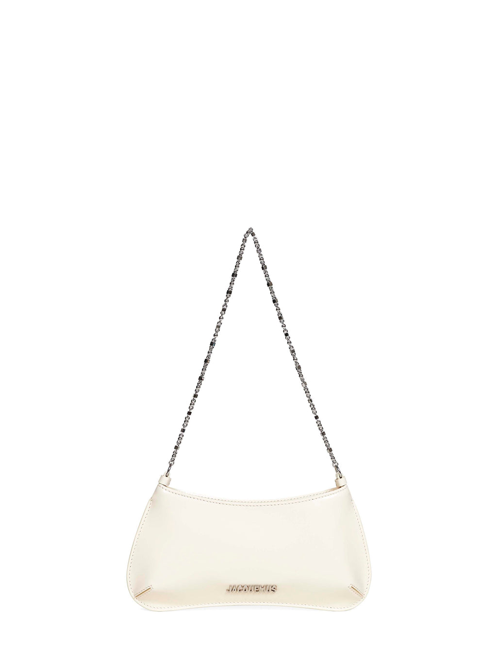 Jacquemus Women Light Ivory The Small Bisou Chaine Shoulder Bag