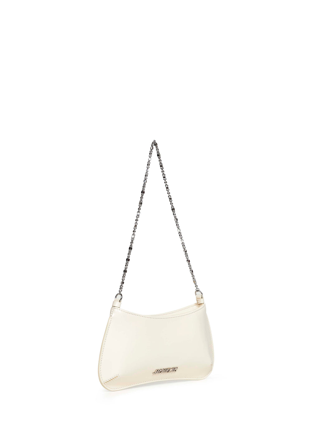 Jacquemus Women Light Ivory The Small Bisou Chaine Shoulder Bag