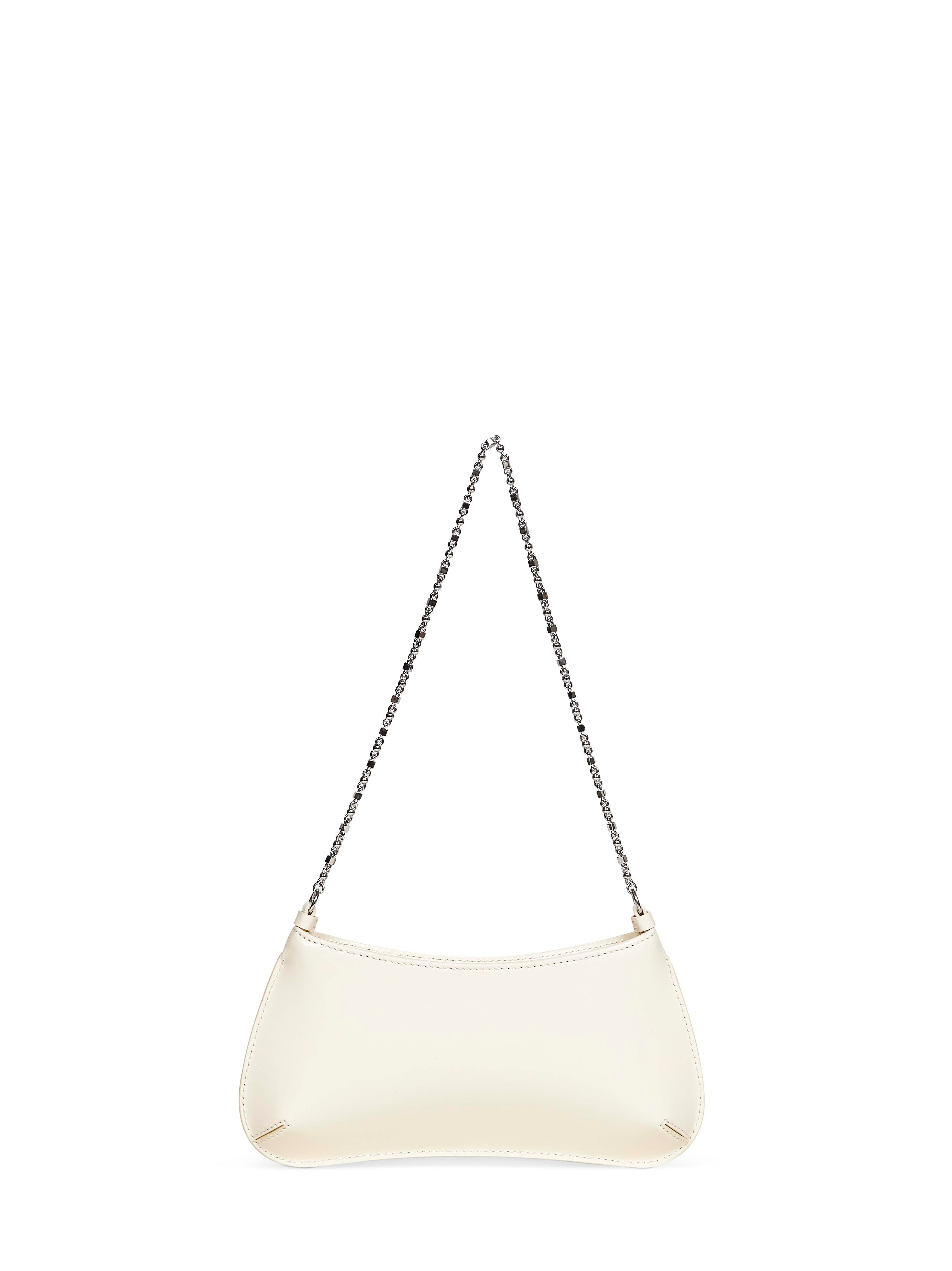 Jacquemus Women Light Ivory The Small Bisou Chaine Shoulder Bag